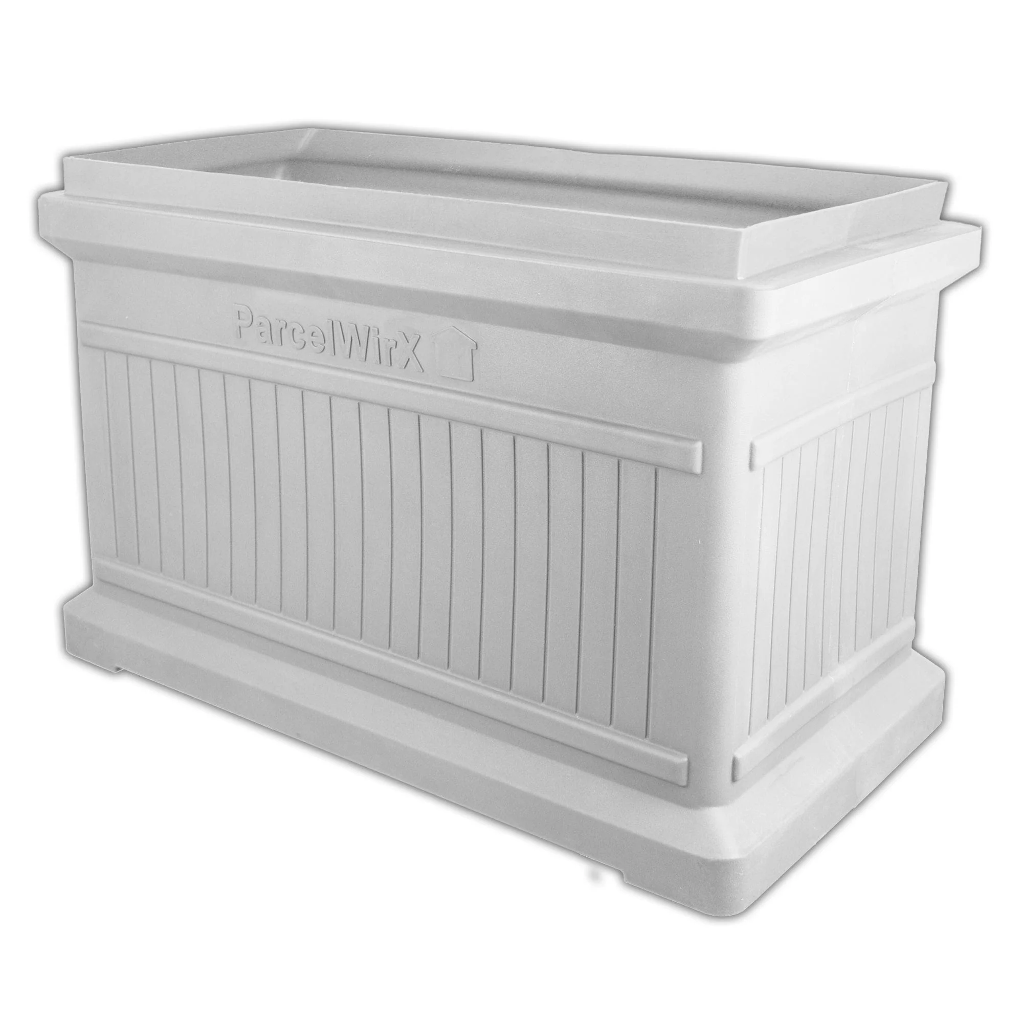 ParcelWirx Horizontal Package Delivery Box with Lift Off Lid Slate Gray - Image 2