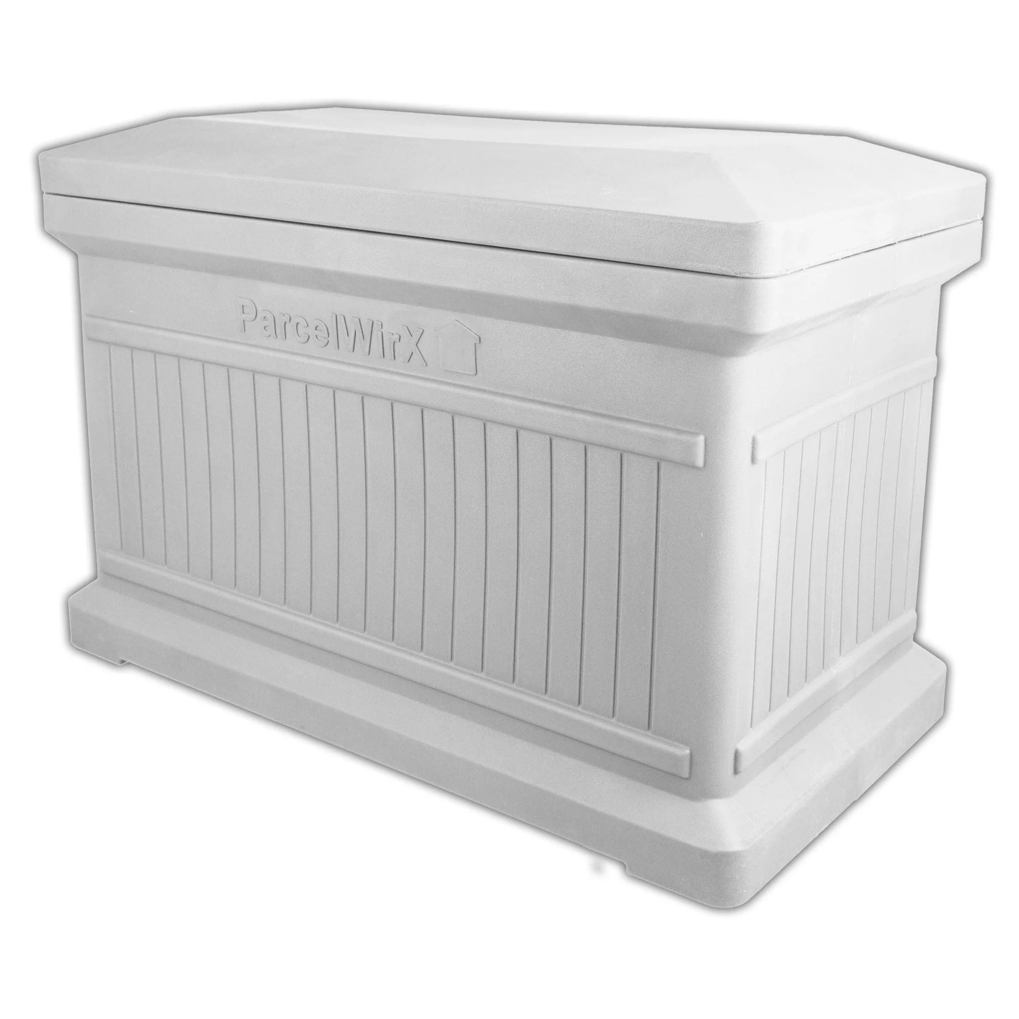 ParcelWirx Horizontal Package Delivery Box with Lift Off Lid Slate Gray - Image 3