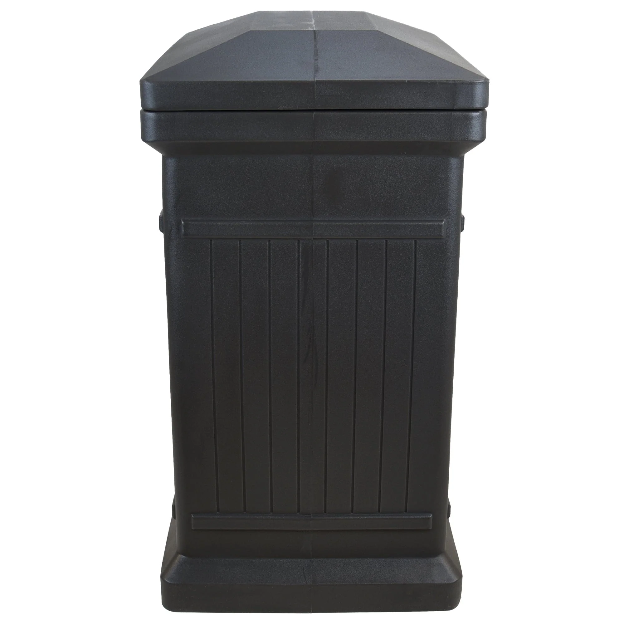 ParcelWirx Vertical Package Delivery Box with Lift Off Lid Graphite - Image 4