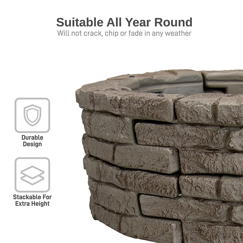 Rock Lock Raised Garden Bed Curved Rock Pack of 2 - Image 5