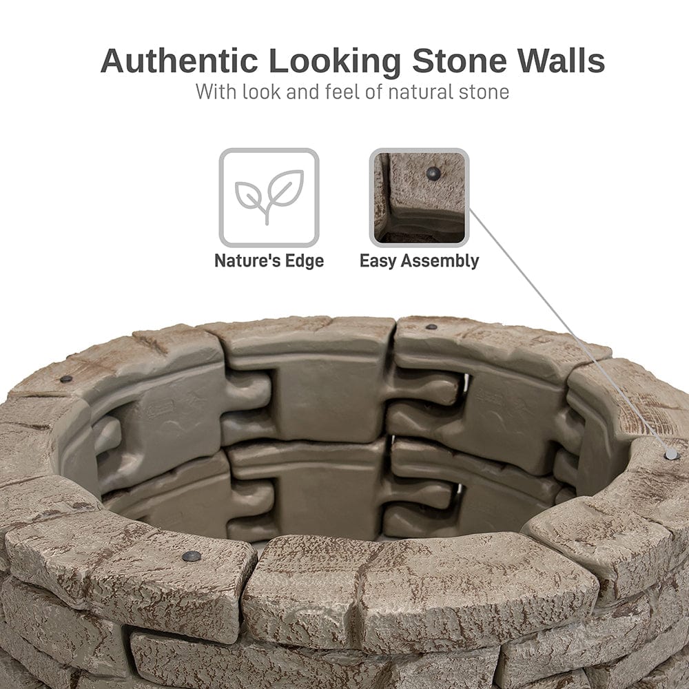 Rock Lock Raised Garden Bed Curved Rock Pack of 4 - Image 2