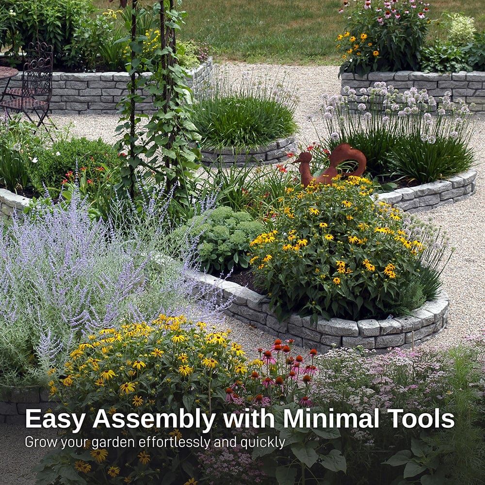 Rock Lock Raised Garden Bed Curved Rock Pack of 4 - Image 7