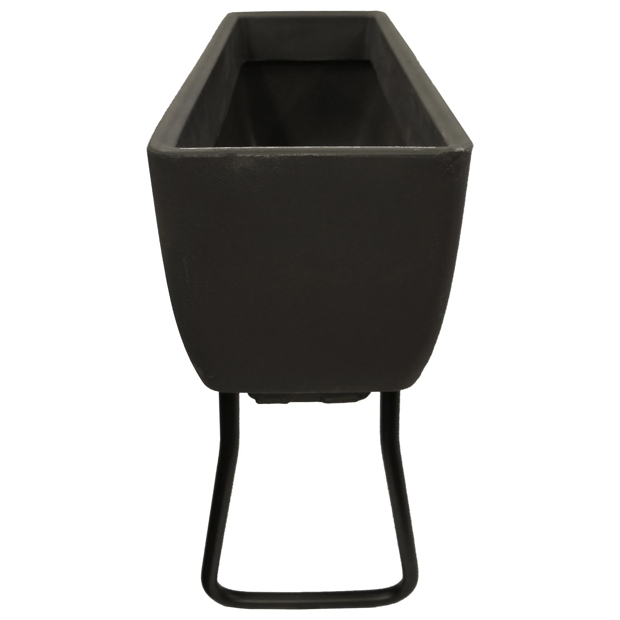 Vertical Live Wall Planter Base Unit Only for 30" x 10" Rectangular Planters with Wrought Iron Stand - Image 6
