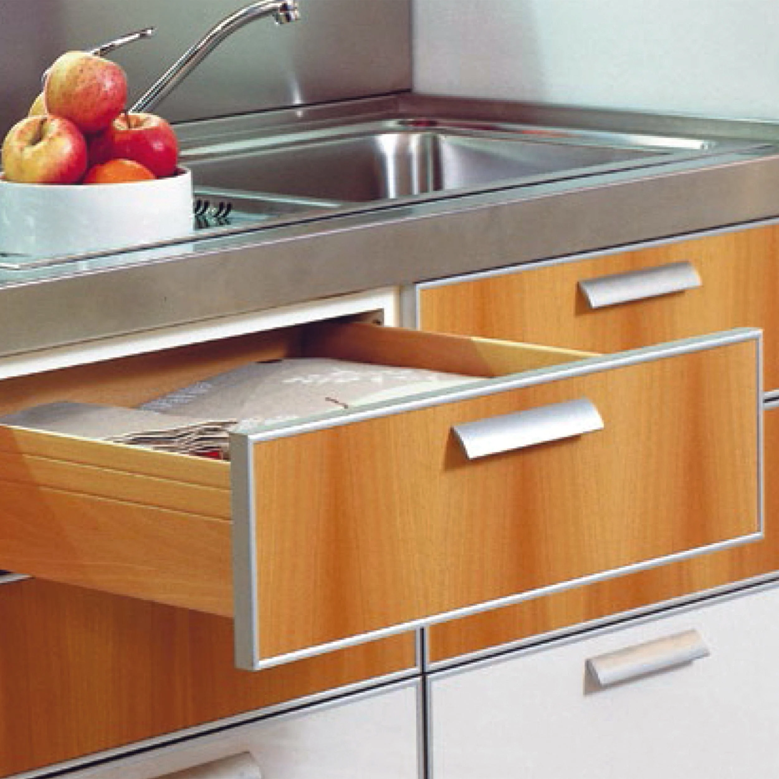 Soft-Close Futura Undermount Drawer Slide - Model A7555 - Pair - Image 2