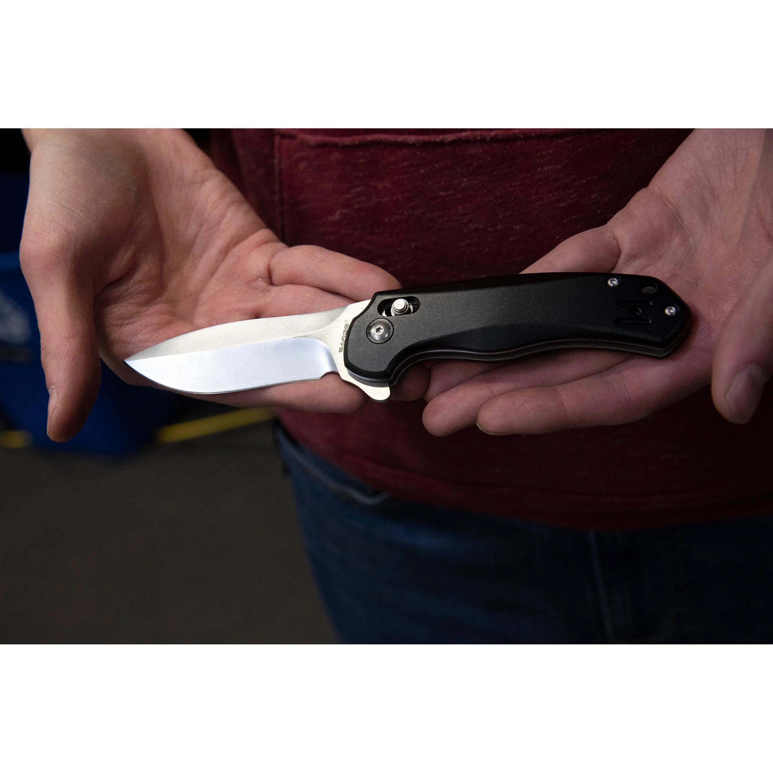 Black Jet Side Lock Folder - Image 3