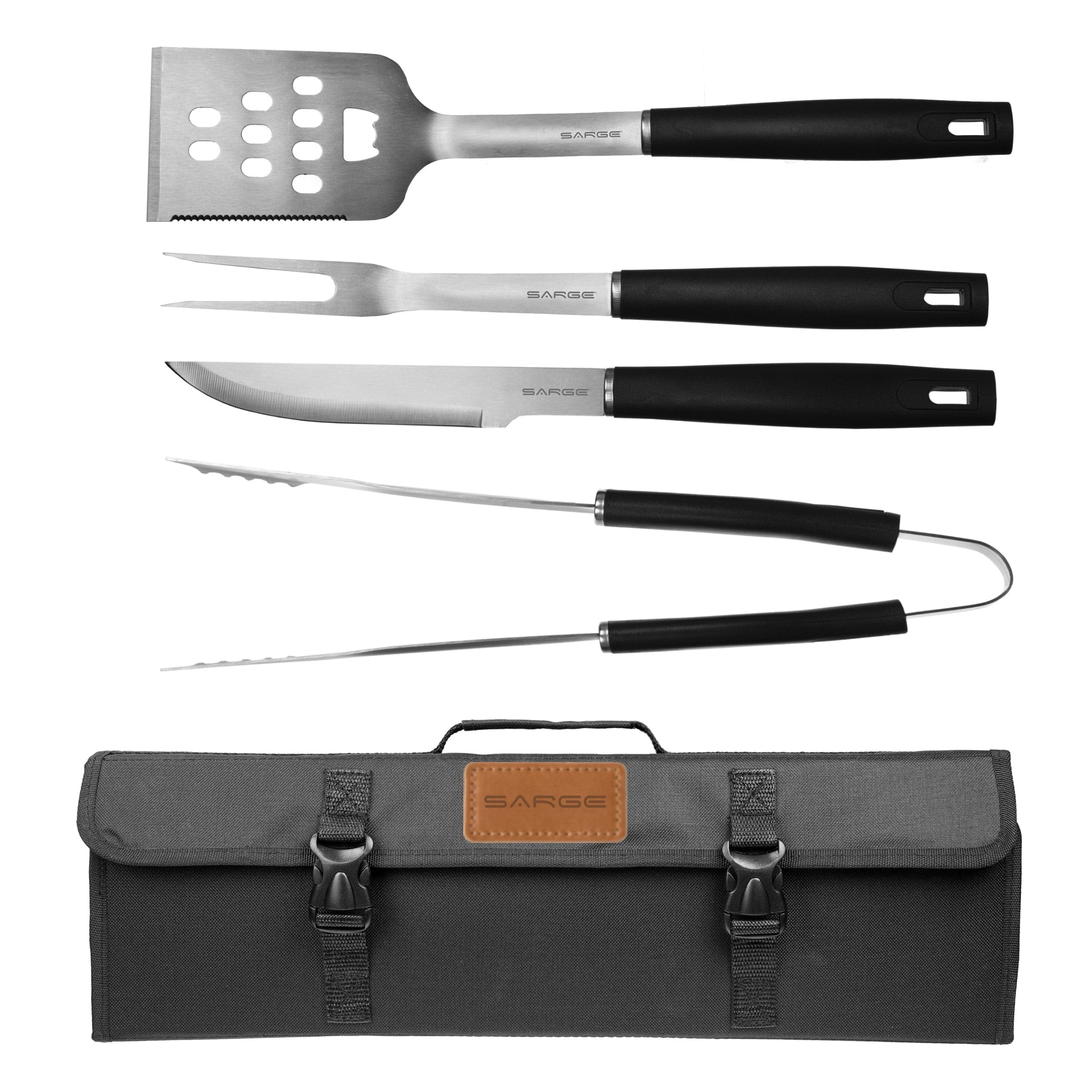 Grill Marks - 5 Piece BBQ Set, Stainless Steel
