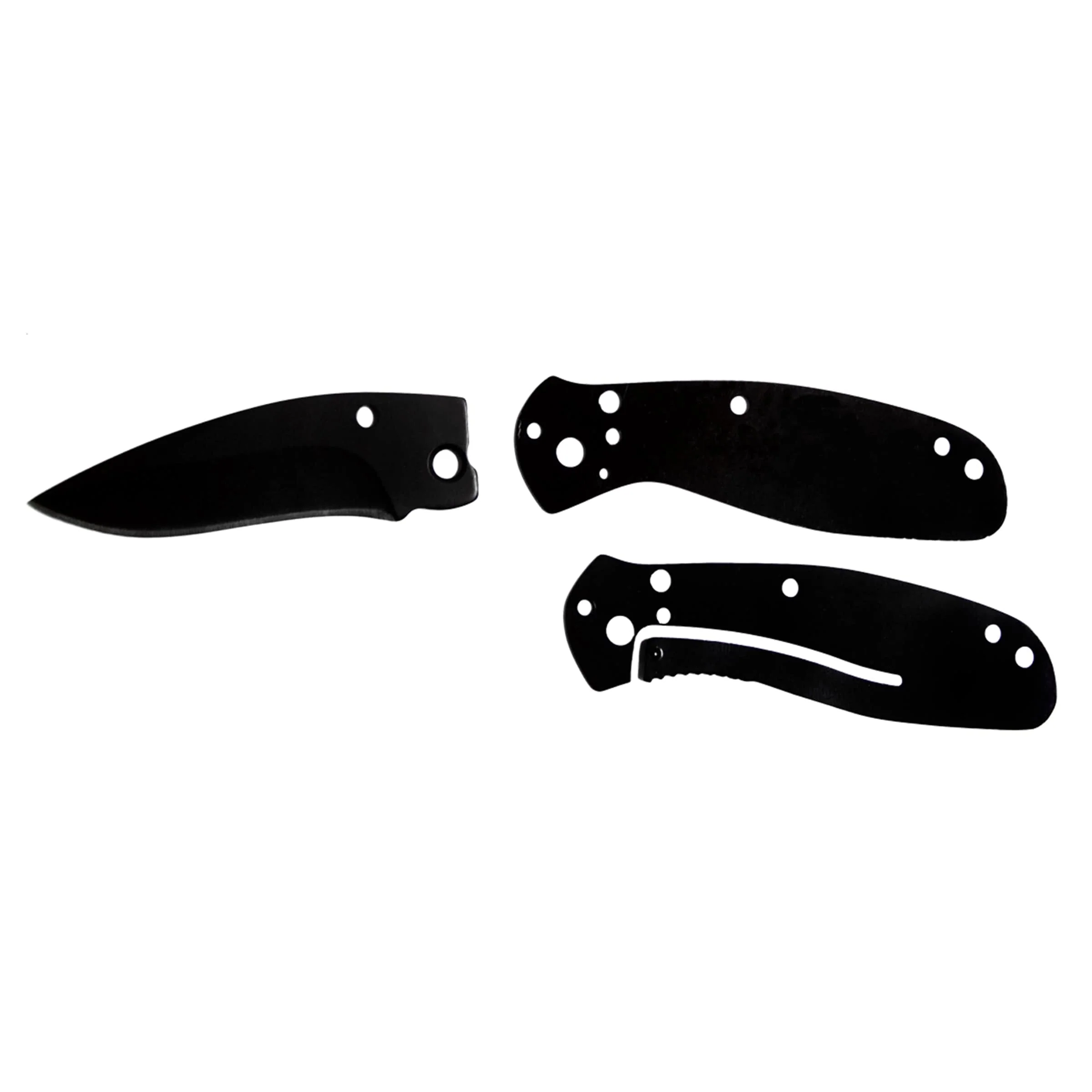 Liner Lock Pocketknife for Hunting and Fishing - 5" - Unfinished Kit - Image 3