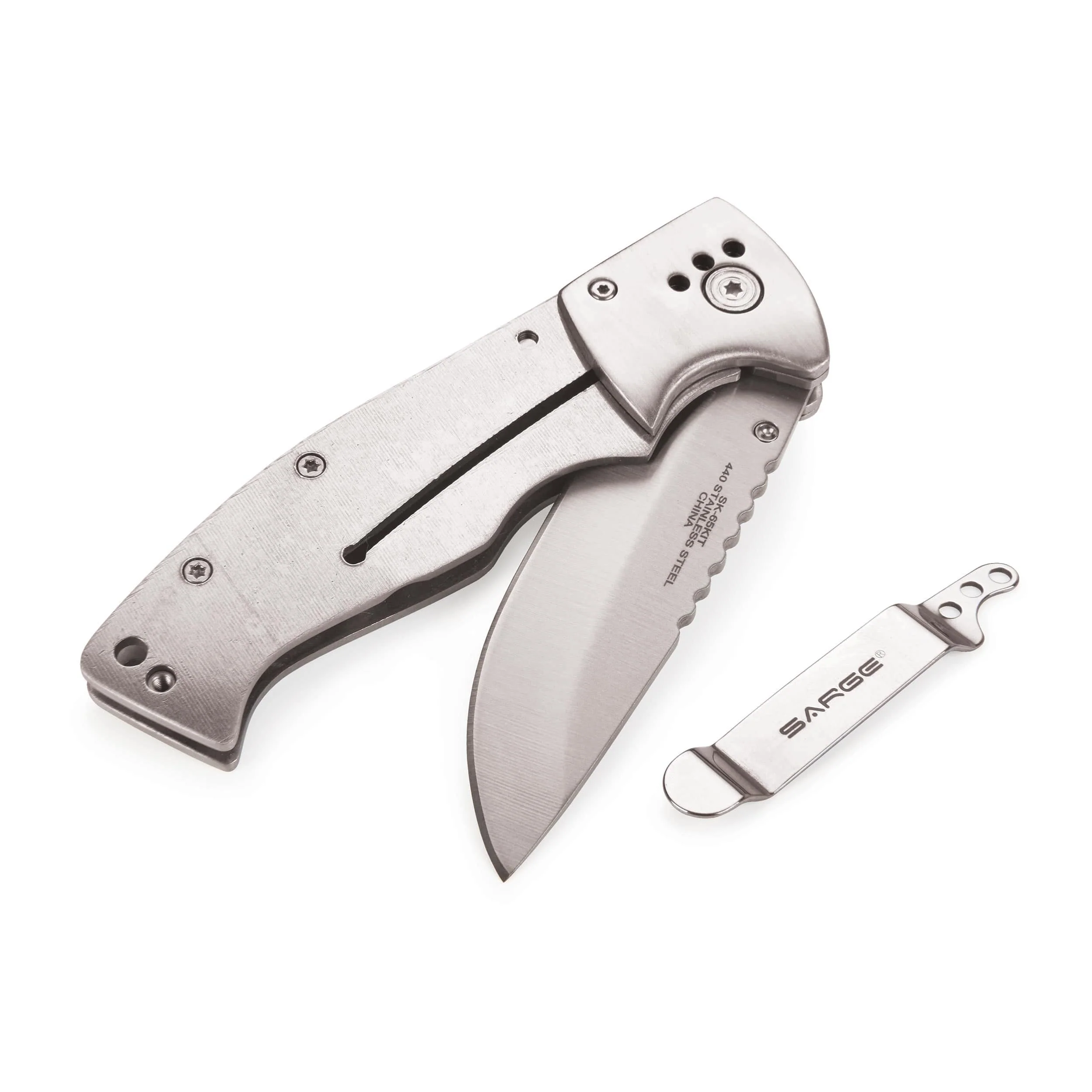 Liner Lock Pocketknife for Hunting and Fishing - 7-3/4" - Unfinished Kit - Image 2