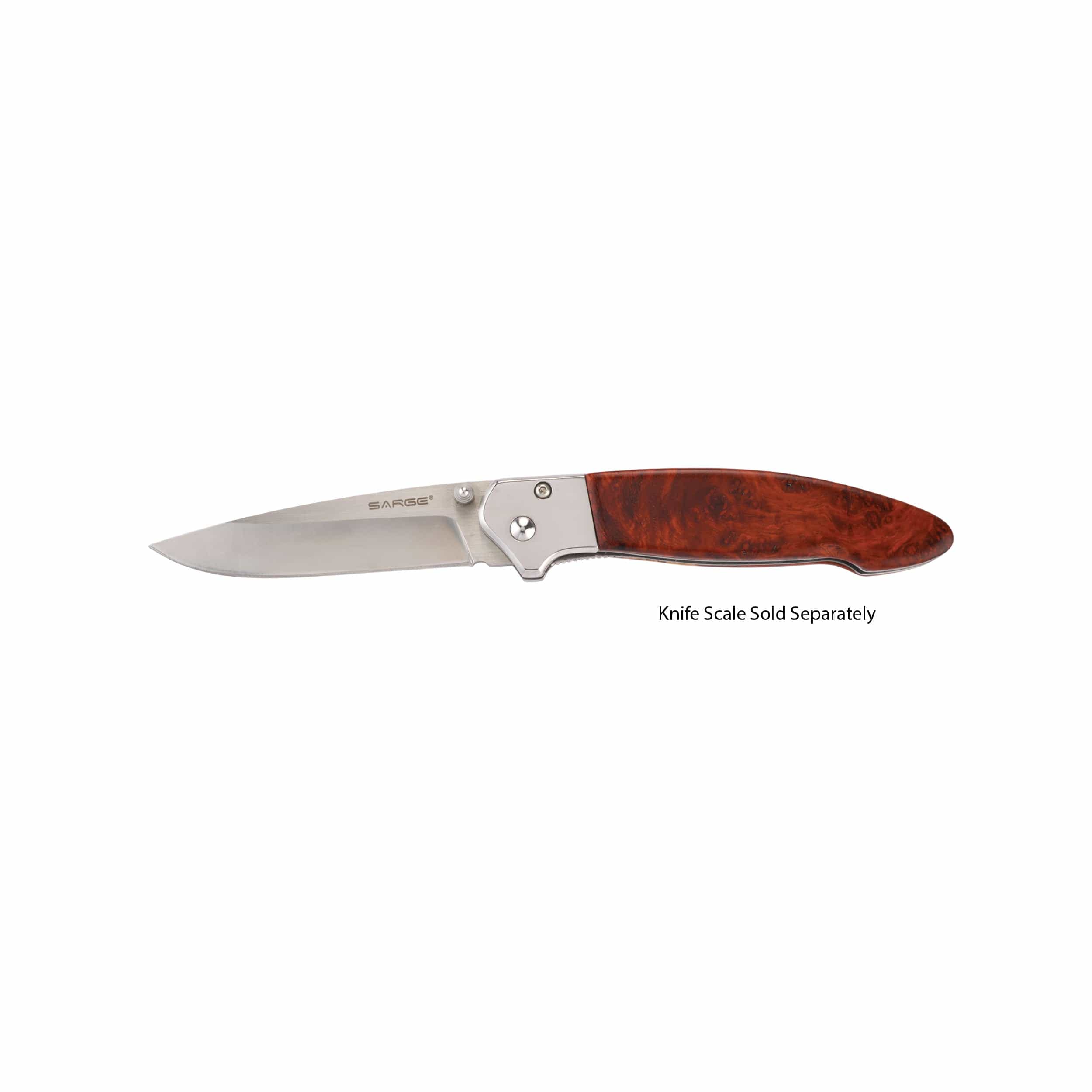 Liner Lock Pocketknife for Hunting and Fishing - 7-7/8" - Unfinished Kit - Image 4