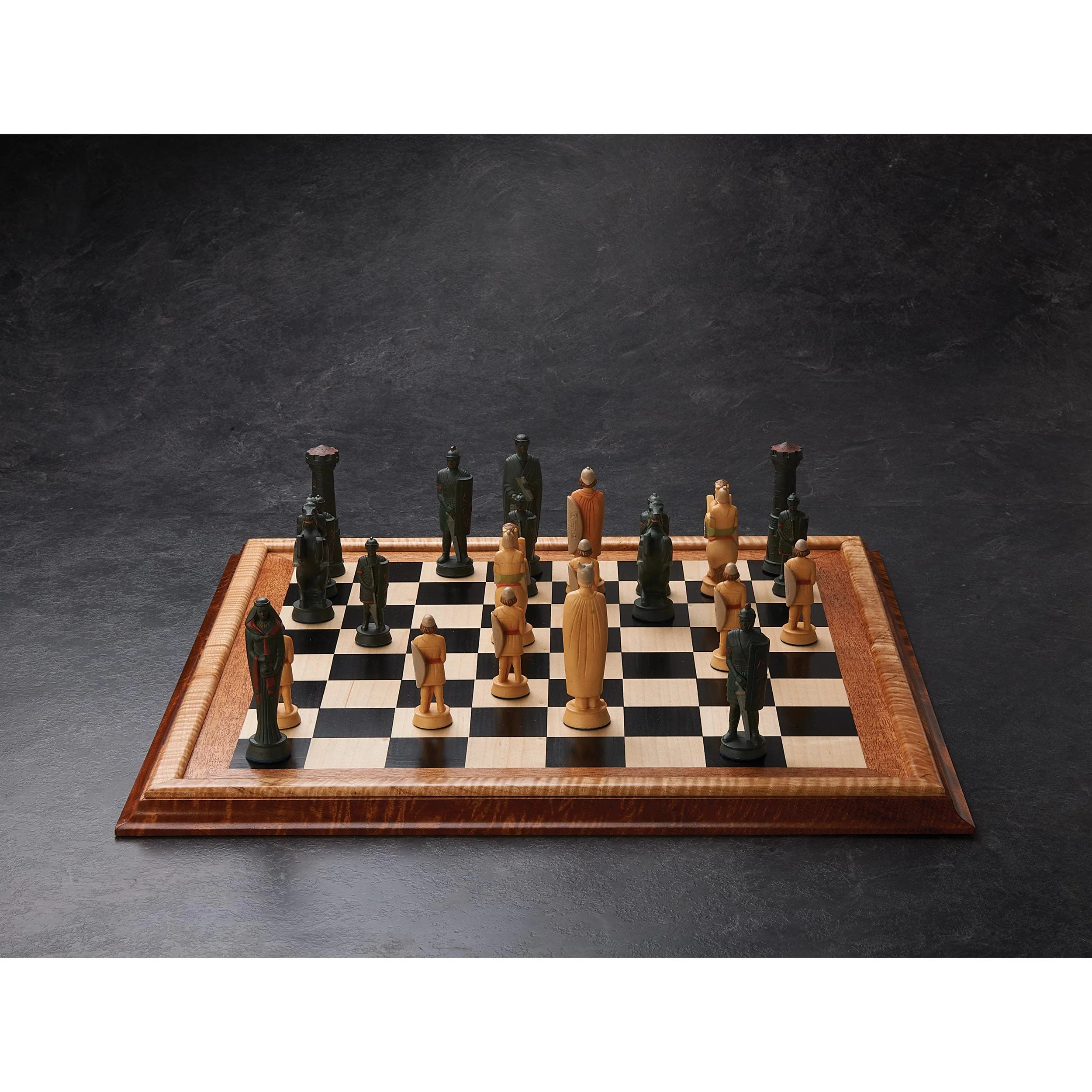 Chess or Checkers Wood Veneer - 19" x 19" - 2-Ply Wood-on-Wood - Image 4