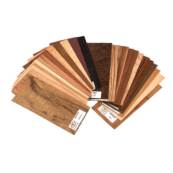 Wood ID Kit and Veneer Sample Pack - 4" x 9" - 25 Piece - Image 3