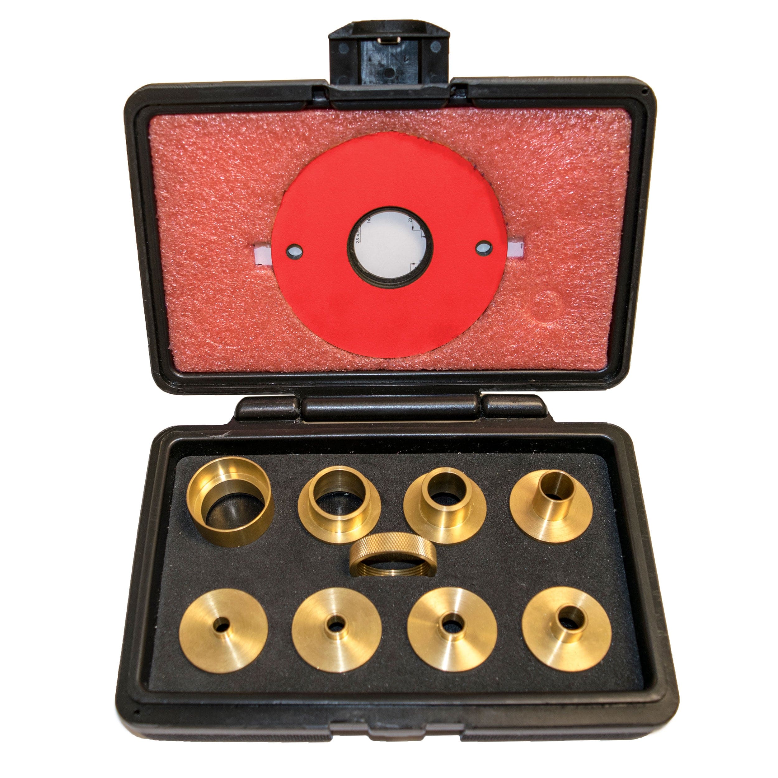 9 pc Brass Precision Template Guide Set