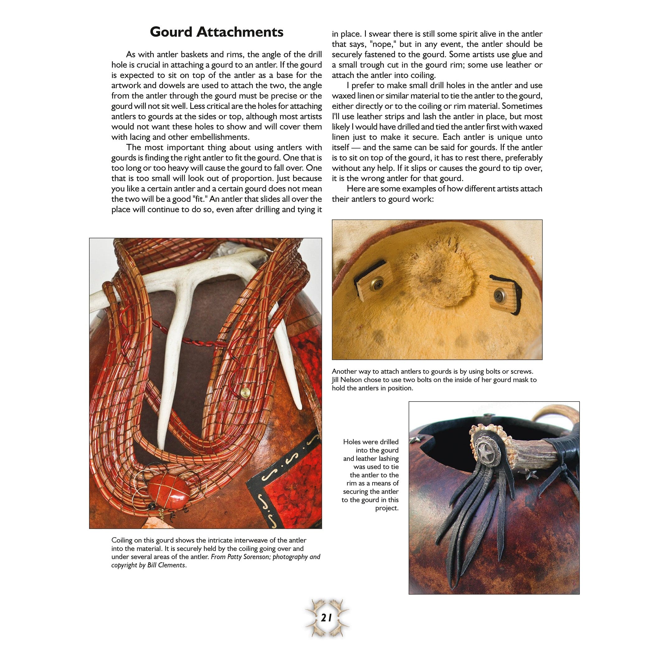 Antler Art for Baskets and Gourds - Image 2