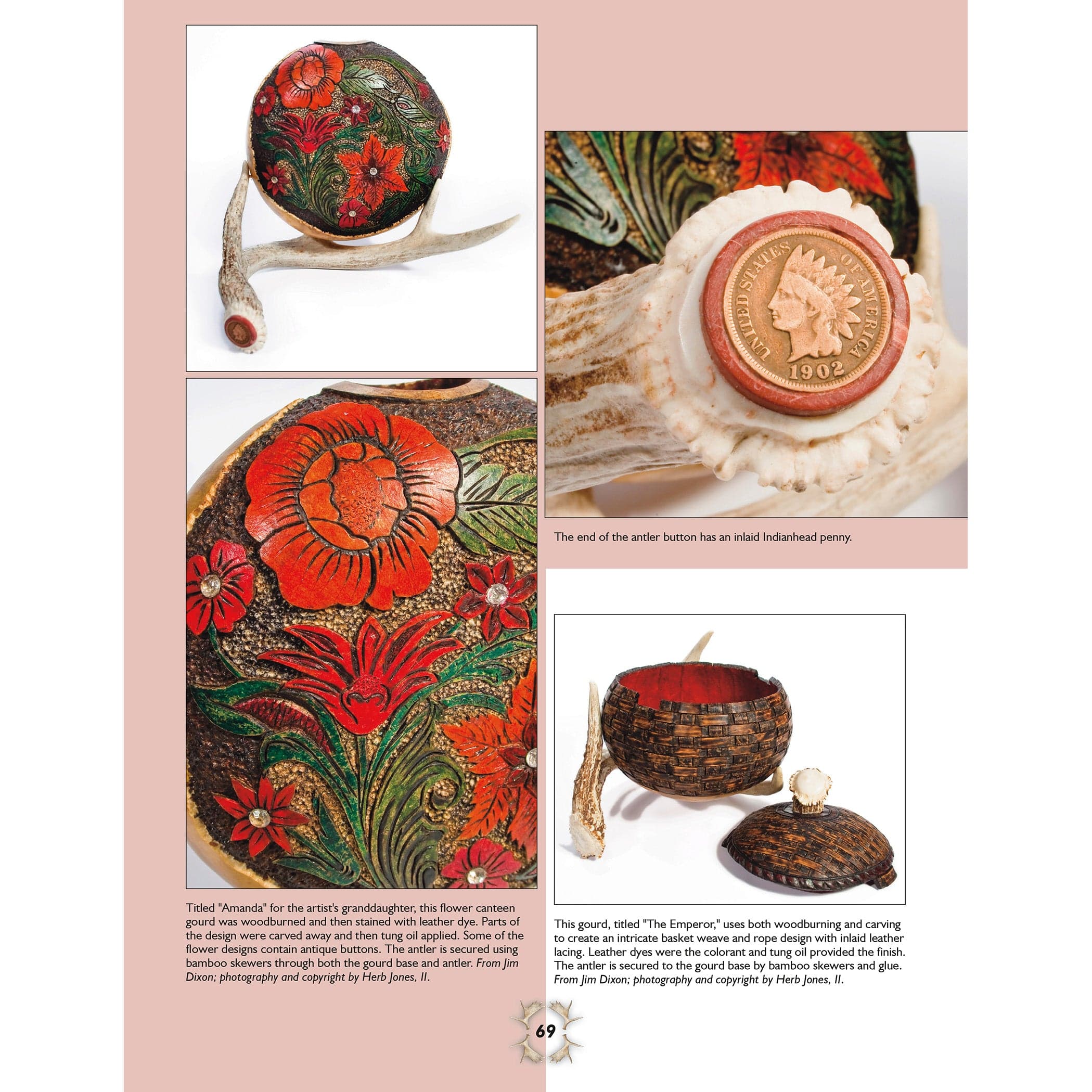 Antler Art for Baskets and Gourds - Image 4