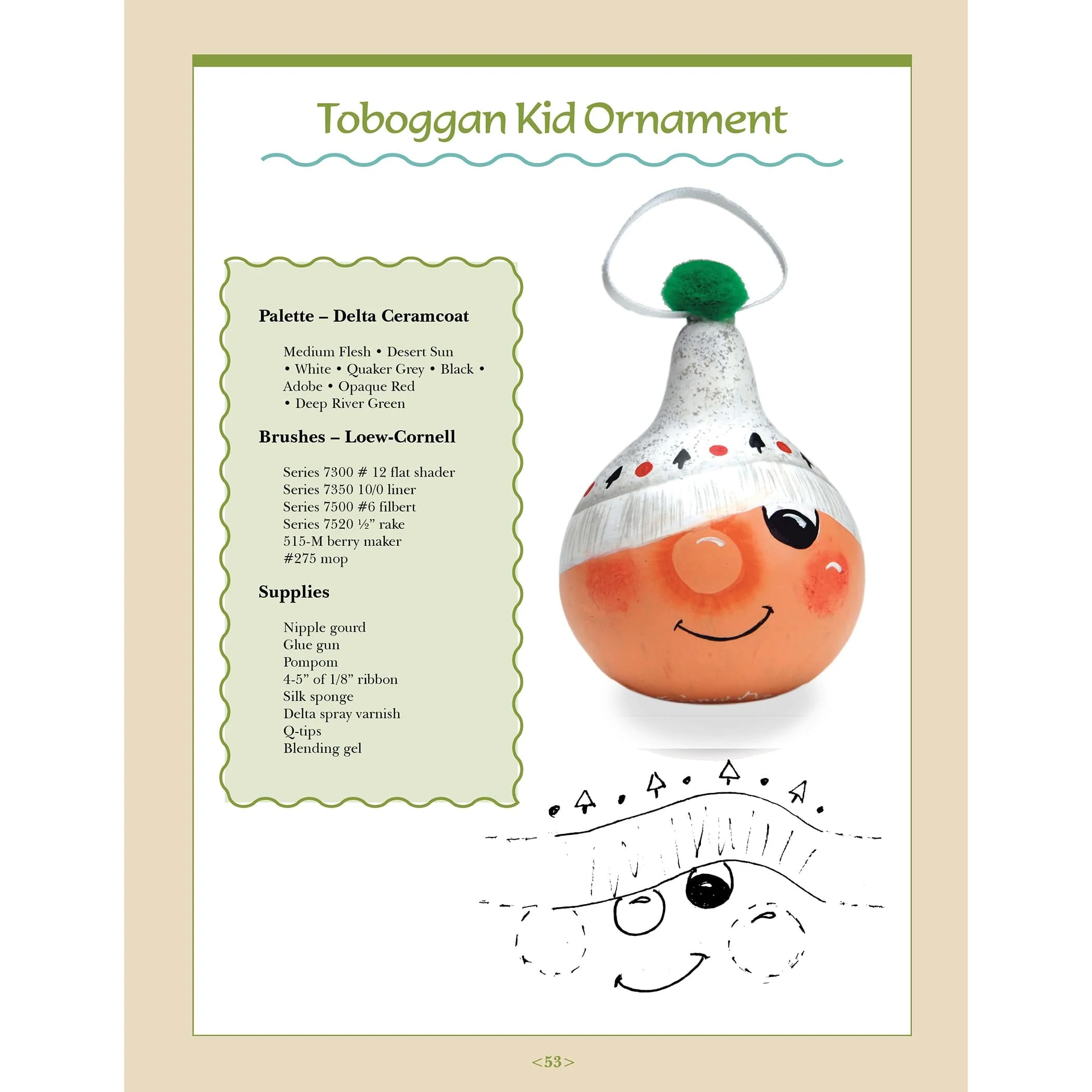 Holiday Fun: Painting Christmas Gourds - Image 4