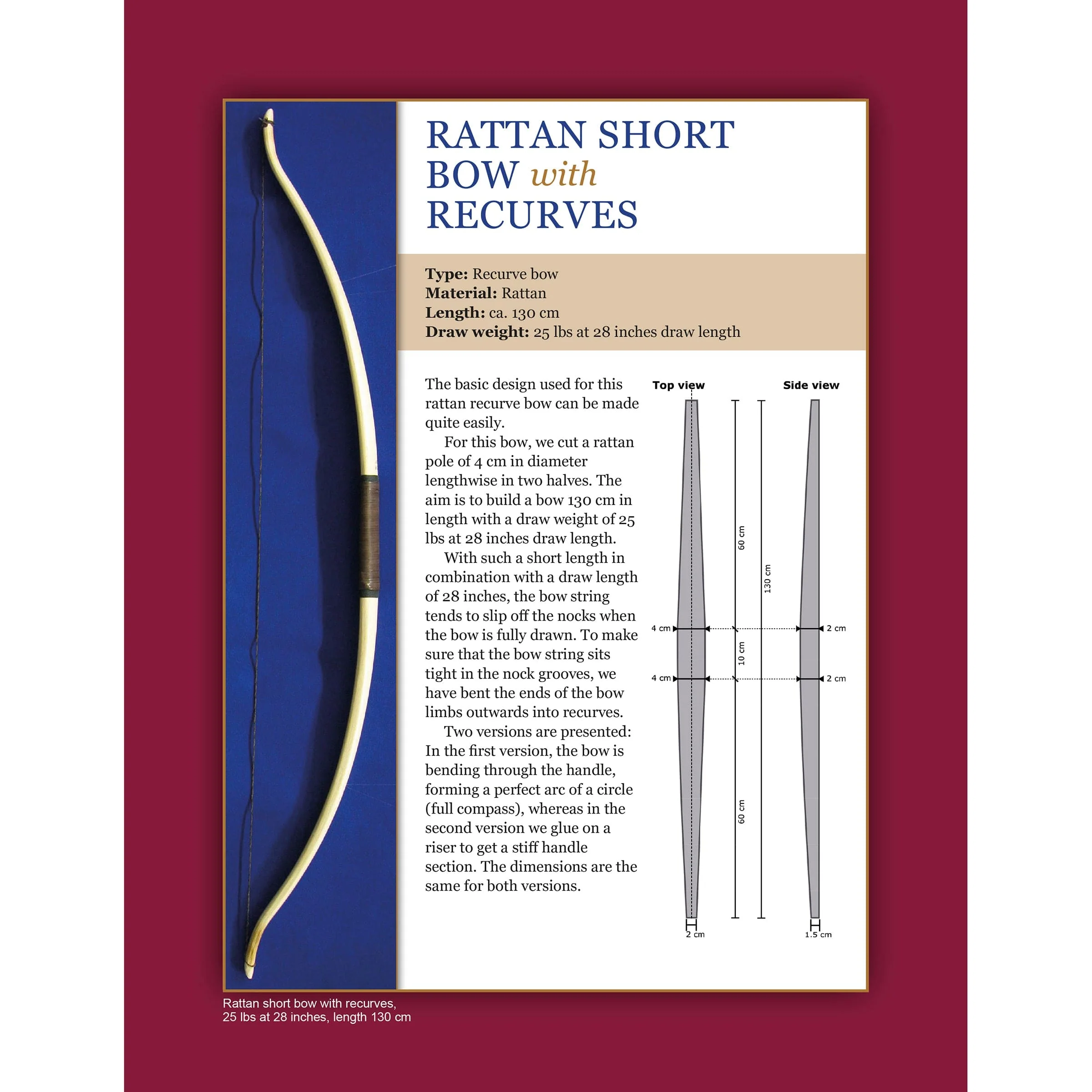 Making a Rattan Bow - Image 5
