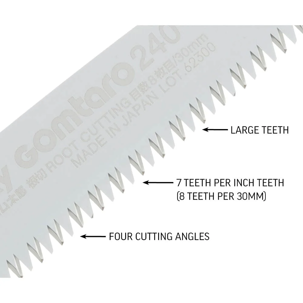 GOMTARO 240mm, Root Cutting, Large Teeth - Image 5