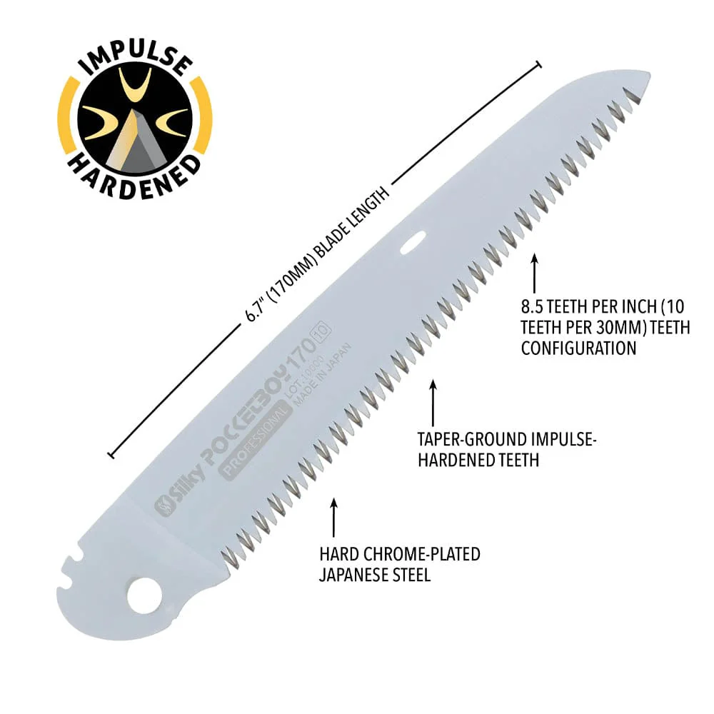 POCKETBOY Replacement Blade, 170mm, Large Teeth - Image 2