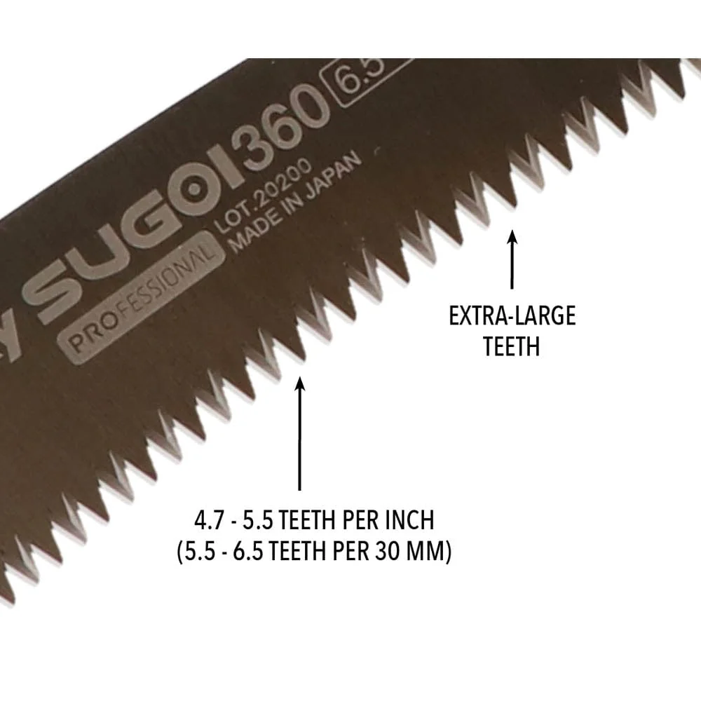 SUGOI 360mm, Extra Large Teeth - Image 5