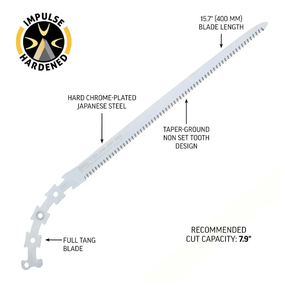TSURUGI Replacement Blade, 400mm, Medium Teeth - Image 2