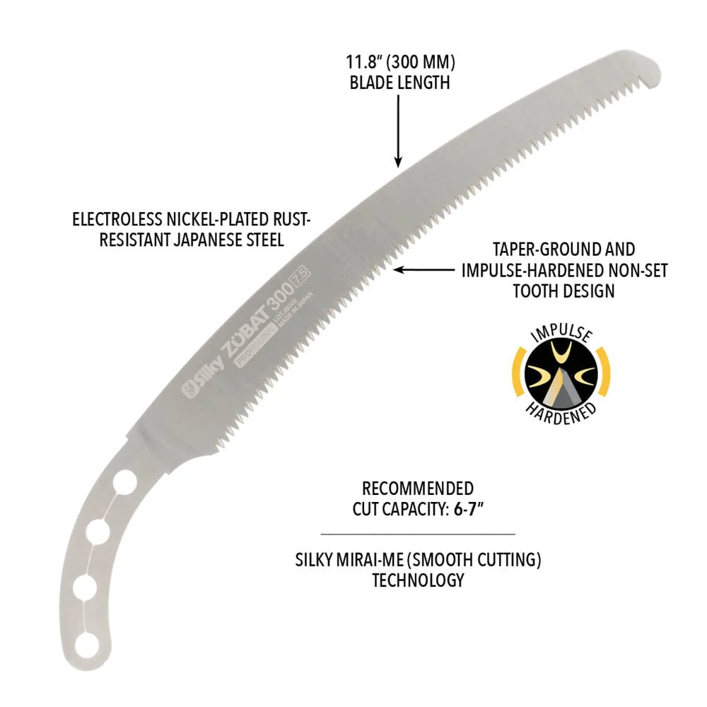 ZUBAT, 300mm Large Teeth Replacement Blade Only Model #271-30 - Image 4