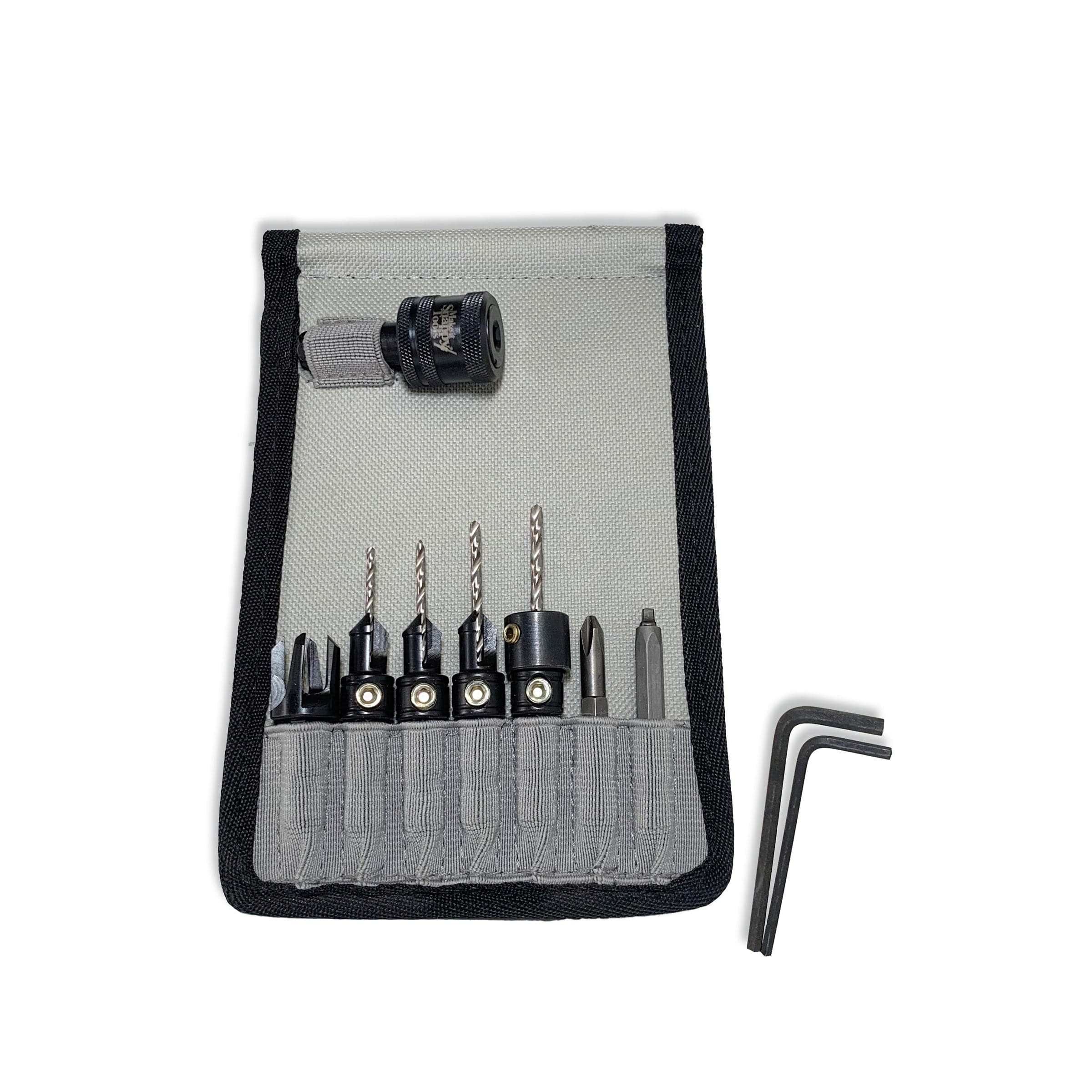 Deluxe Countersink Set in Belt Clip Pouch