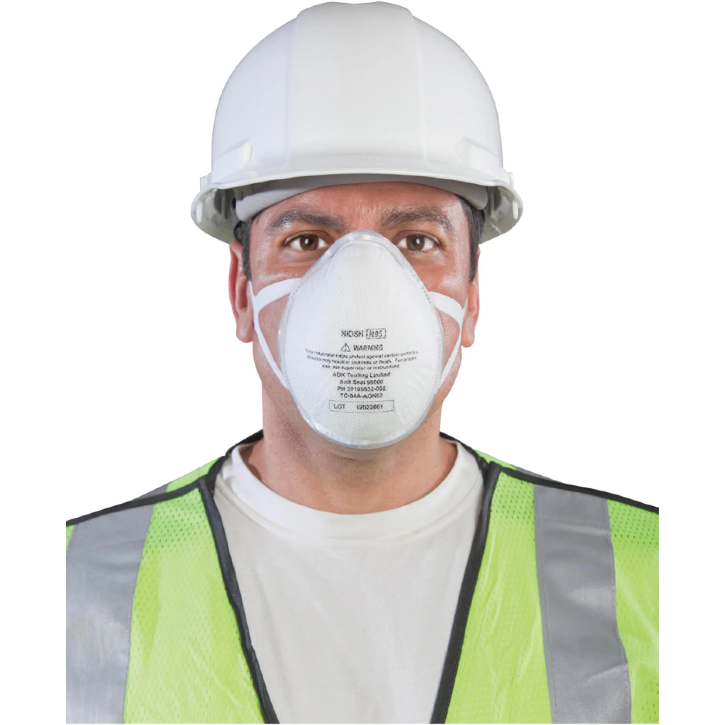 N95 3D+ Valved Mask with 360-Degree Silicone Seal - Large - Image 3