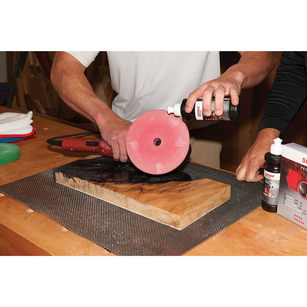 SONAX Polishing Pad - Red - Heavy - 160 mm - Image 2