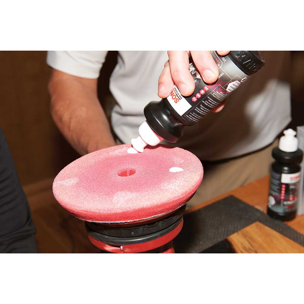 SONAX Polishing Pad - Red - Heavy - 160 mm - Image 3