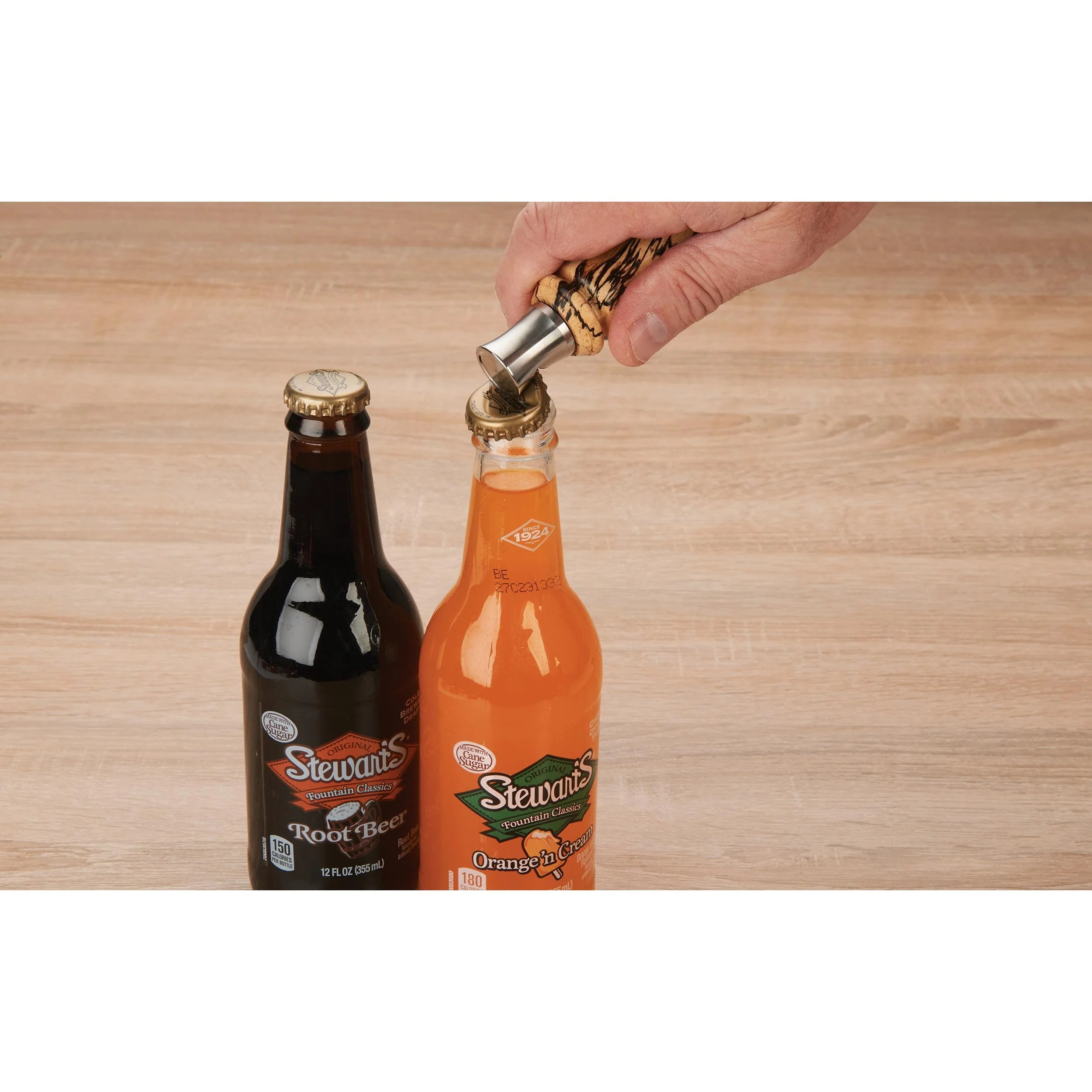 Stand-Up Stainless Steel Bottle Opener Turning Kit - Image 5