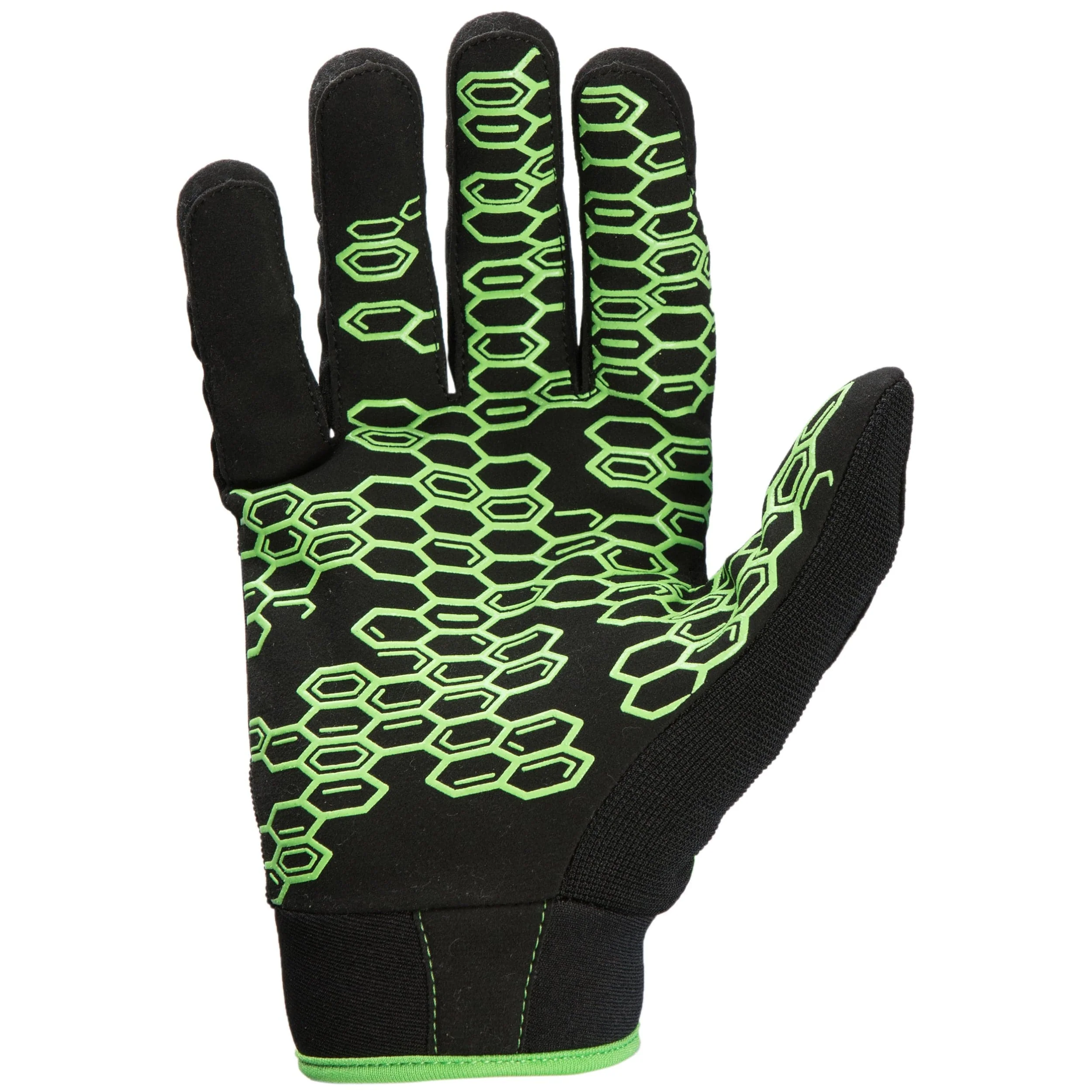Grasper Gloves, Black/Green, Medium - Image 3