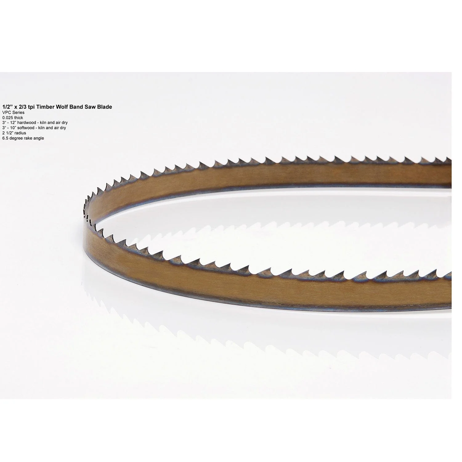 Bandsaw Blade - 131-1/2" x 1" x .035" x 2 TPI - Positive Claw