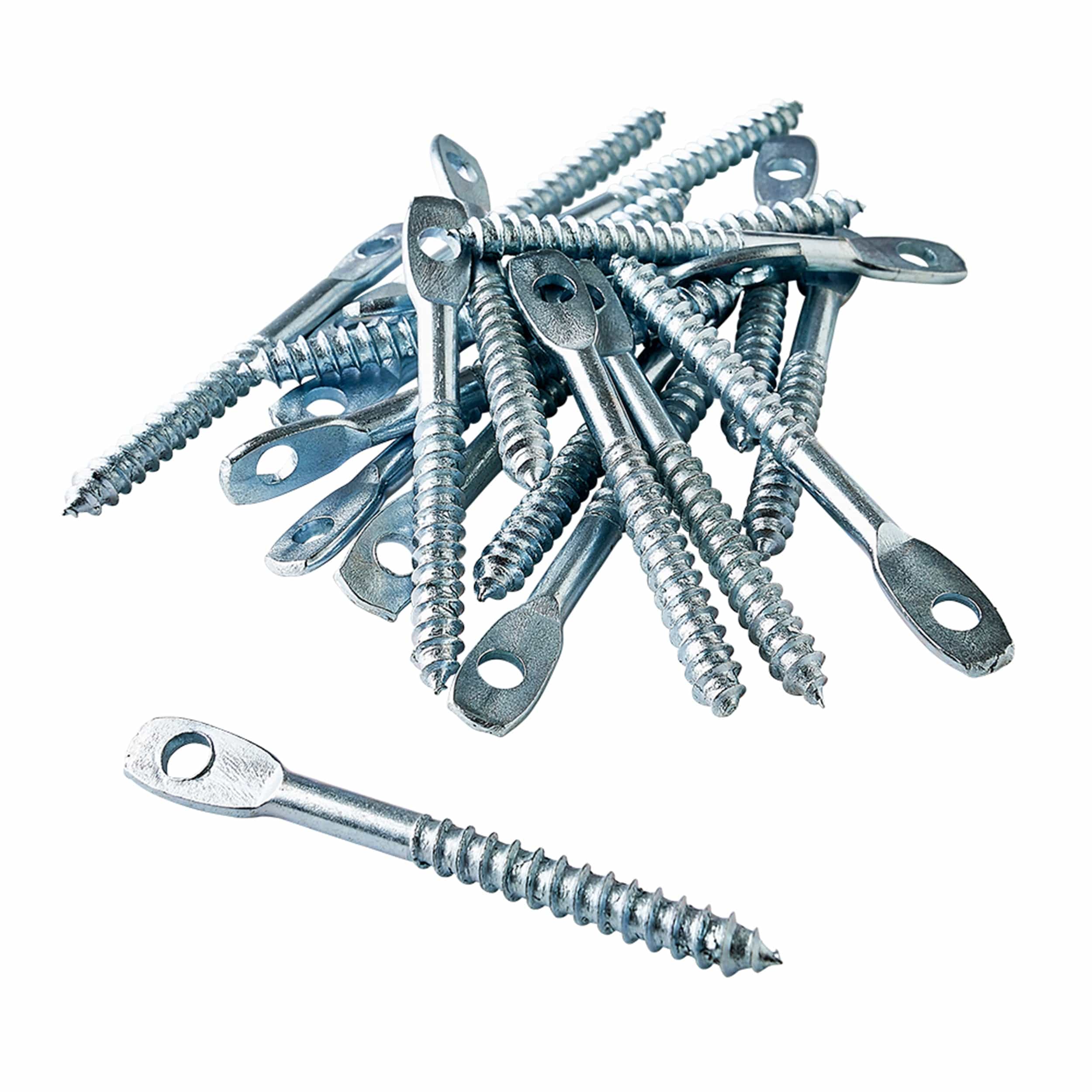 Eye Lag Screw - 1/4" x 3"- Zinc Plated - Image 2