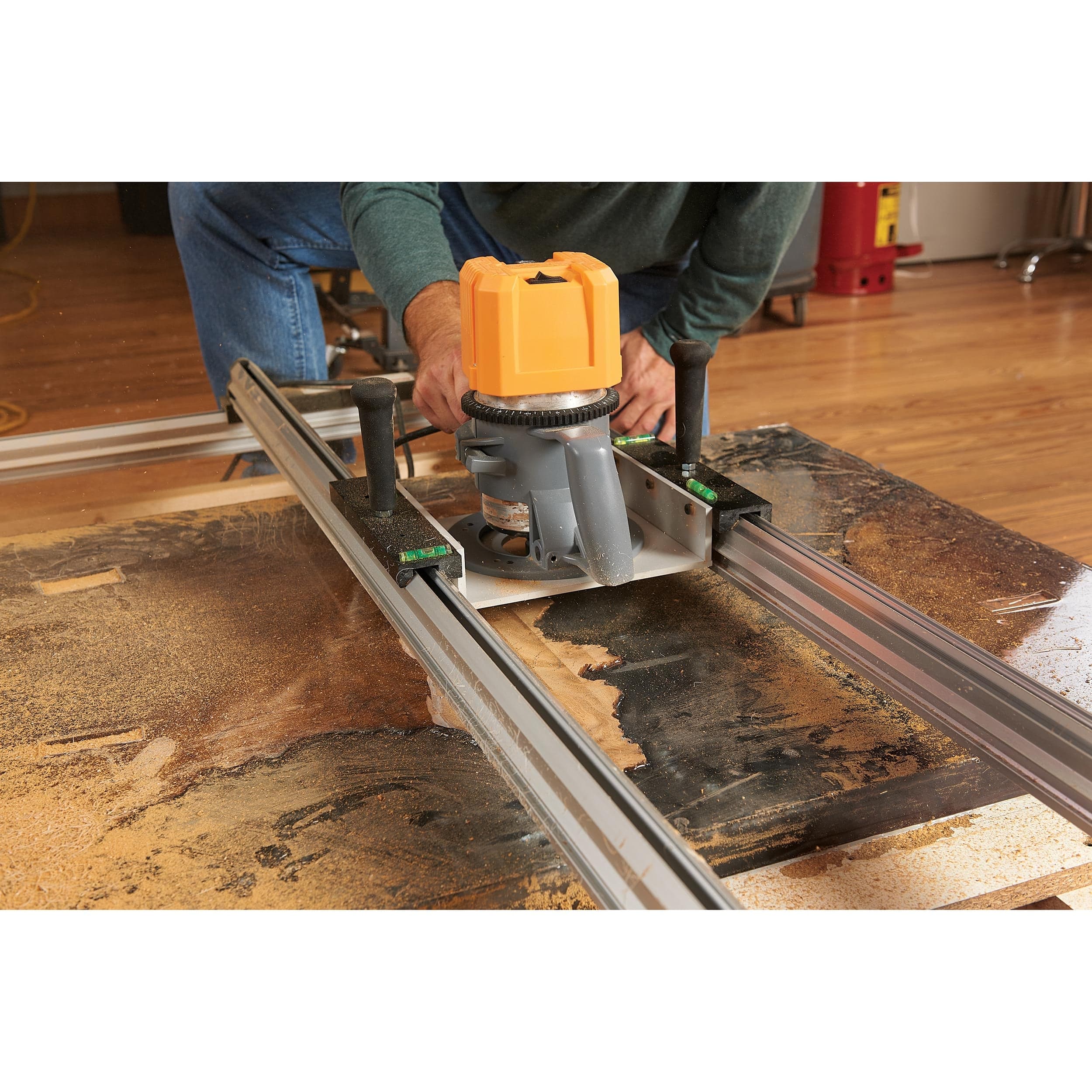 48" x 48" Manual Slab Flattening Router Mill - Image 6