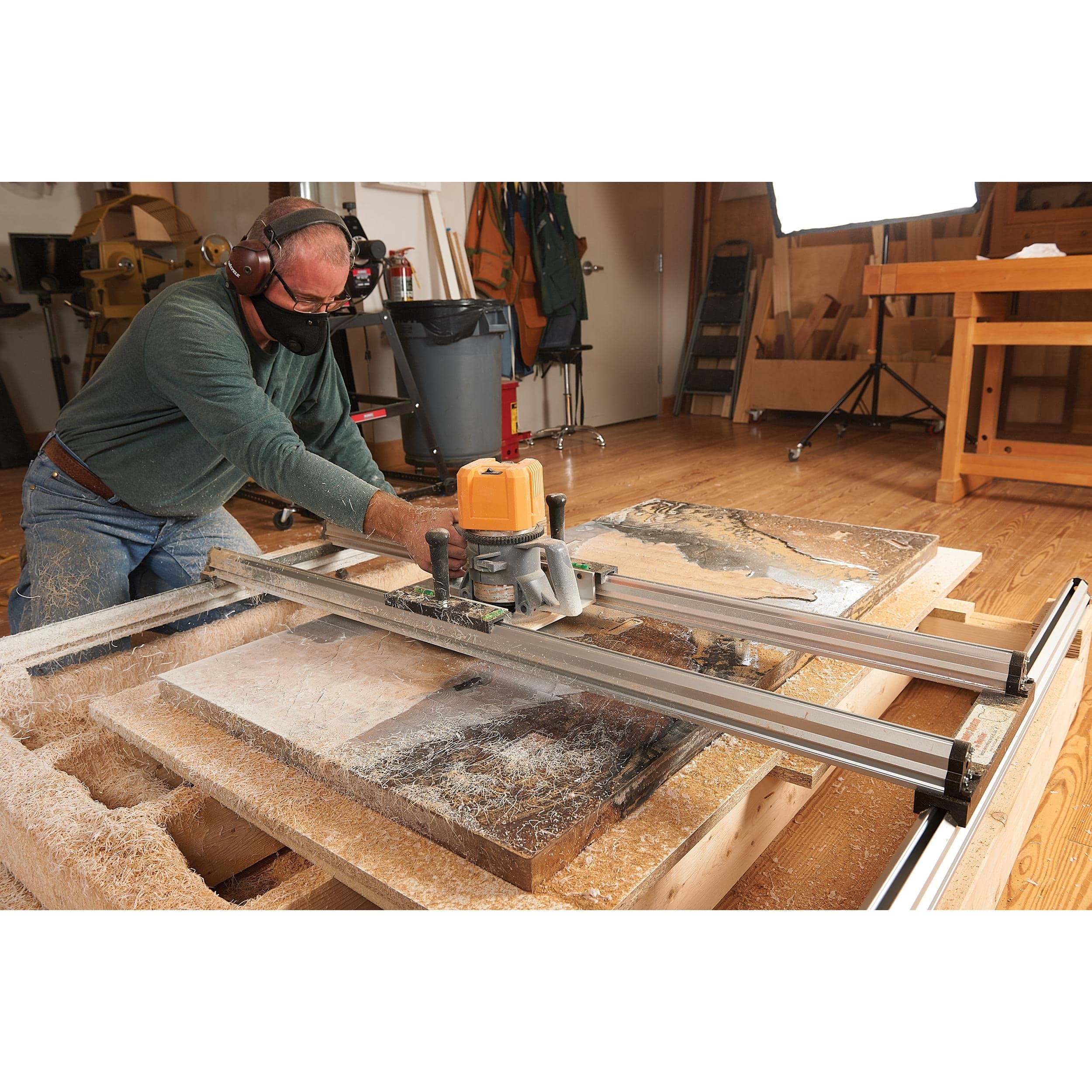 48" x 48" Manual Slab Flattening Router Mill - Image 7