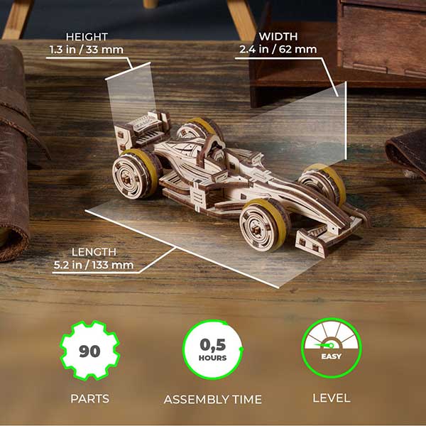 Compact Racer Model Kit - Image 4