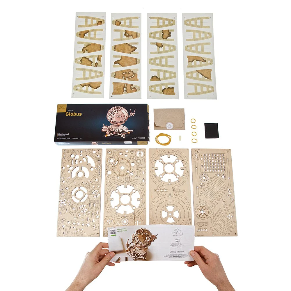 Globe Wooden Craft Kit - Image 2