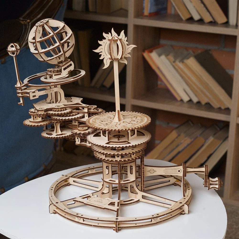Mechanical Tellurion Wooden Craft Kit - Image 2