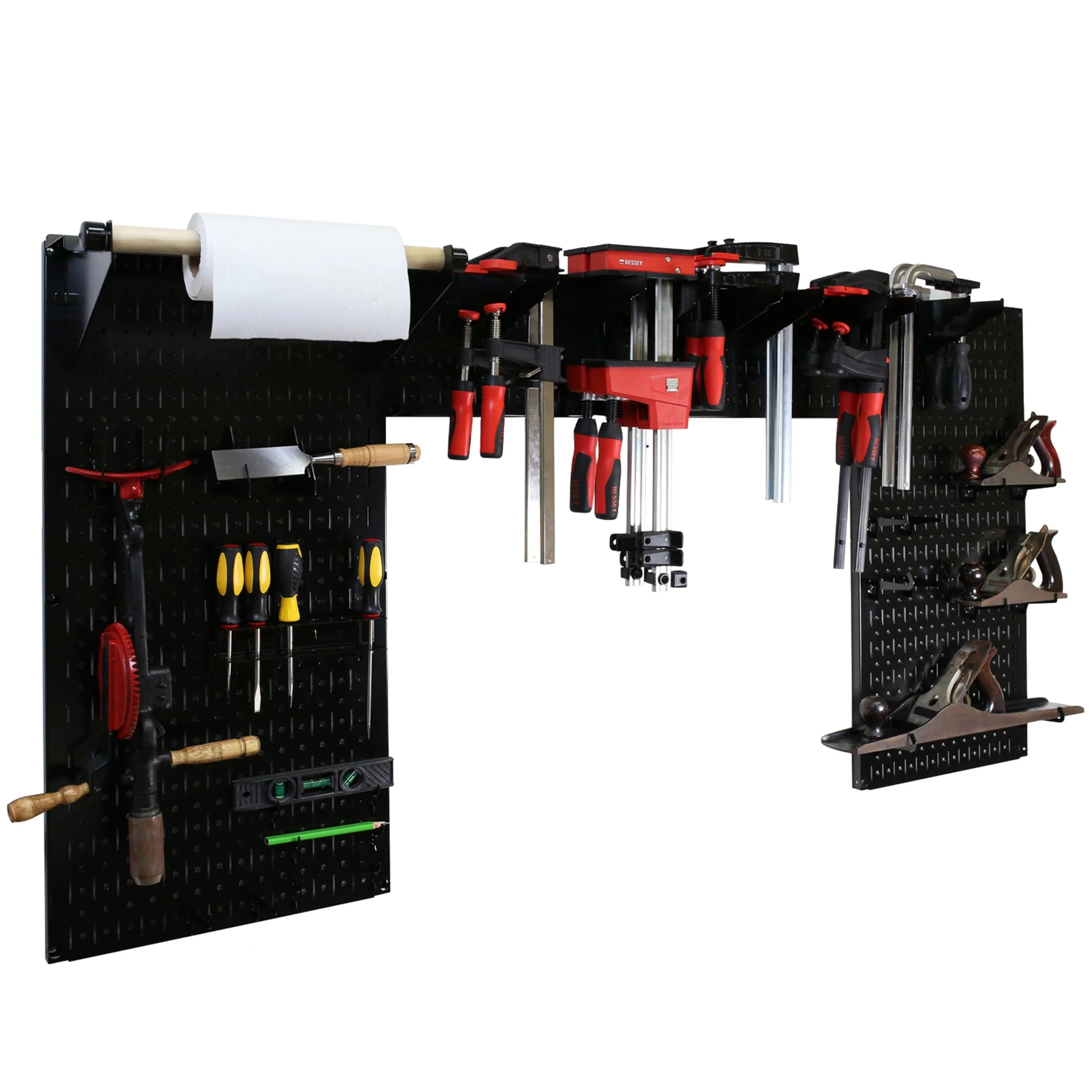 Lazy Guy DIY Maker Woodworking Tool Storage Organizer Set, Black - Image 3