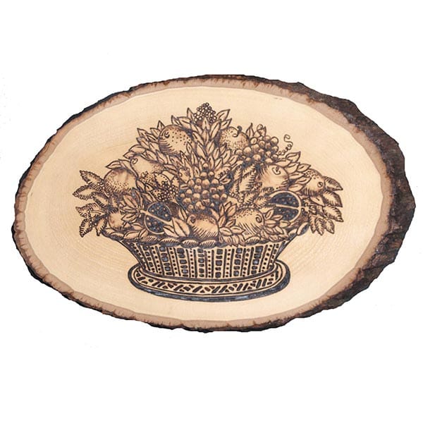 Basswood Country Rounds for Wood Burning, Hot Stamping & Carving - Medium - Image 4
