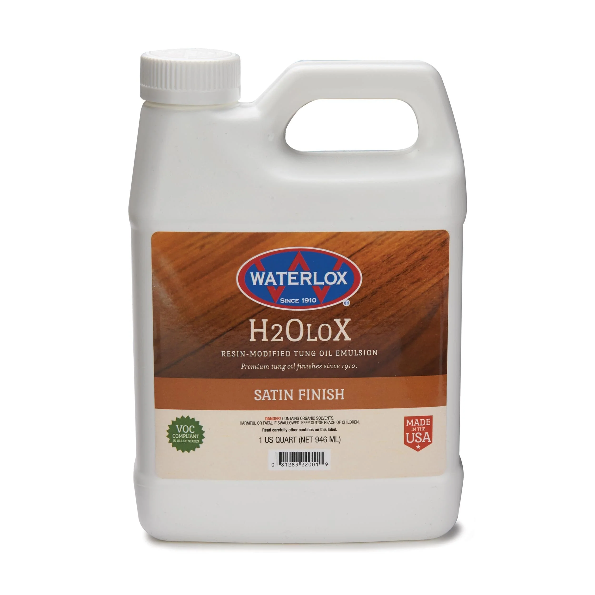 H2OLOX Wood Finish - Water Based - Quart - Image 2