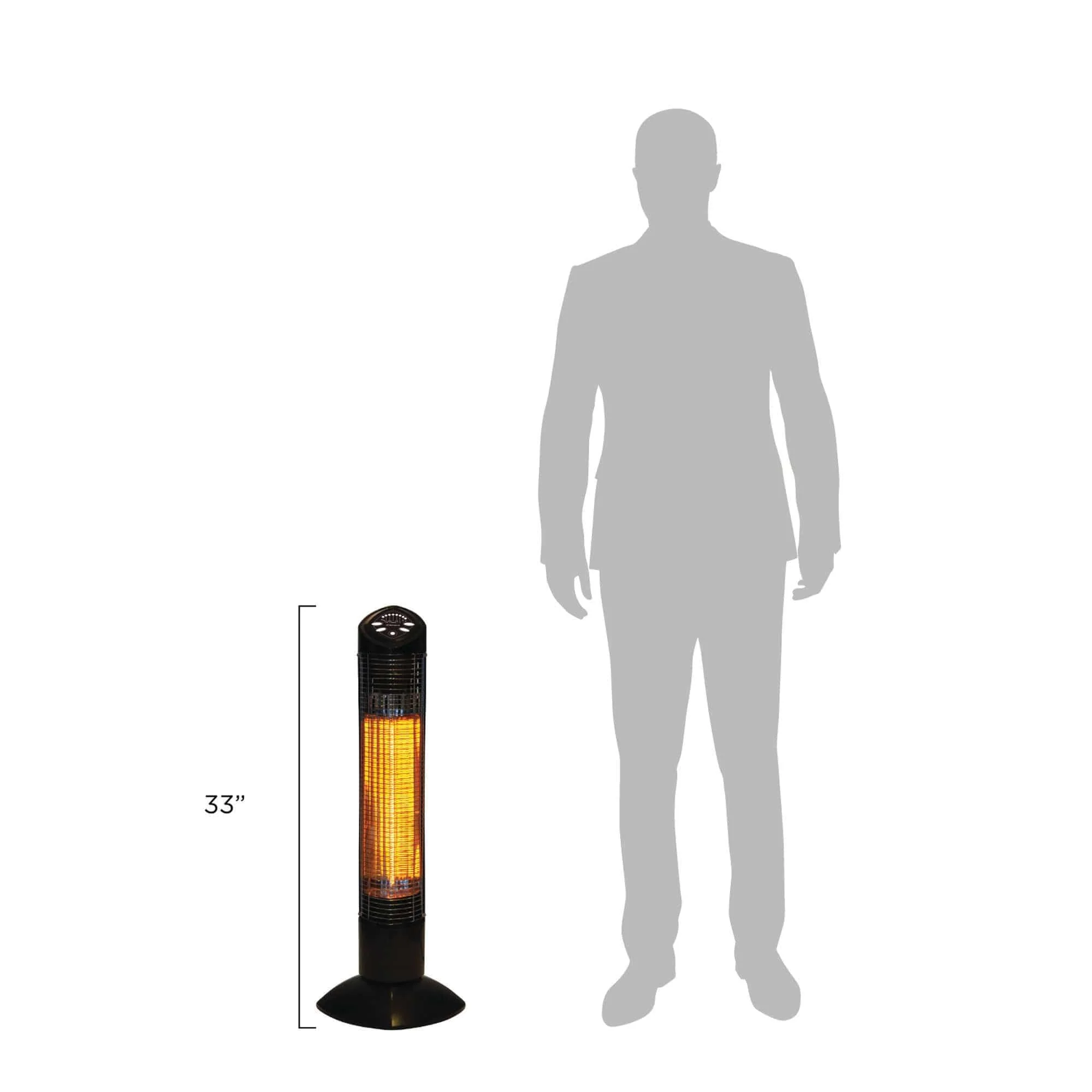 Westinghouse Infrared Electric Outdoor Heater - Freestanding  Oscillating With Remote - Image 5