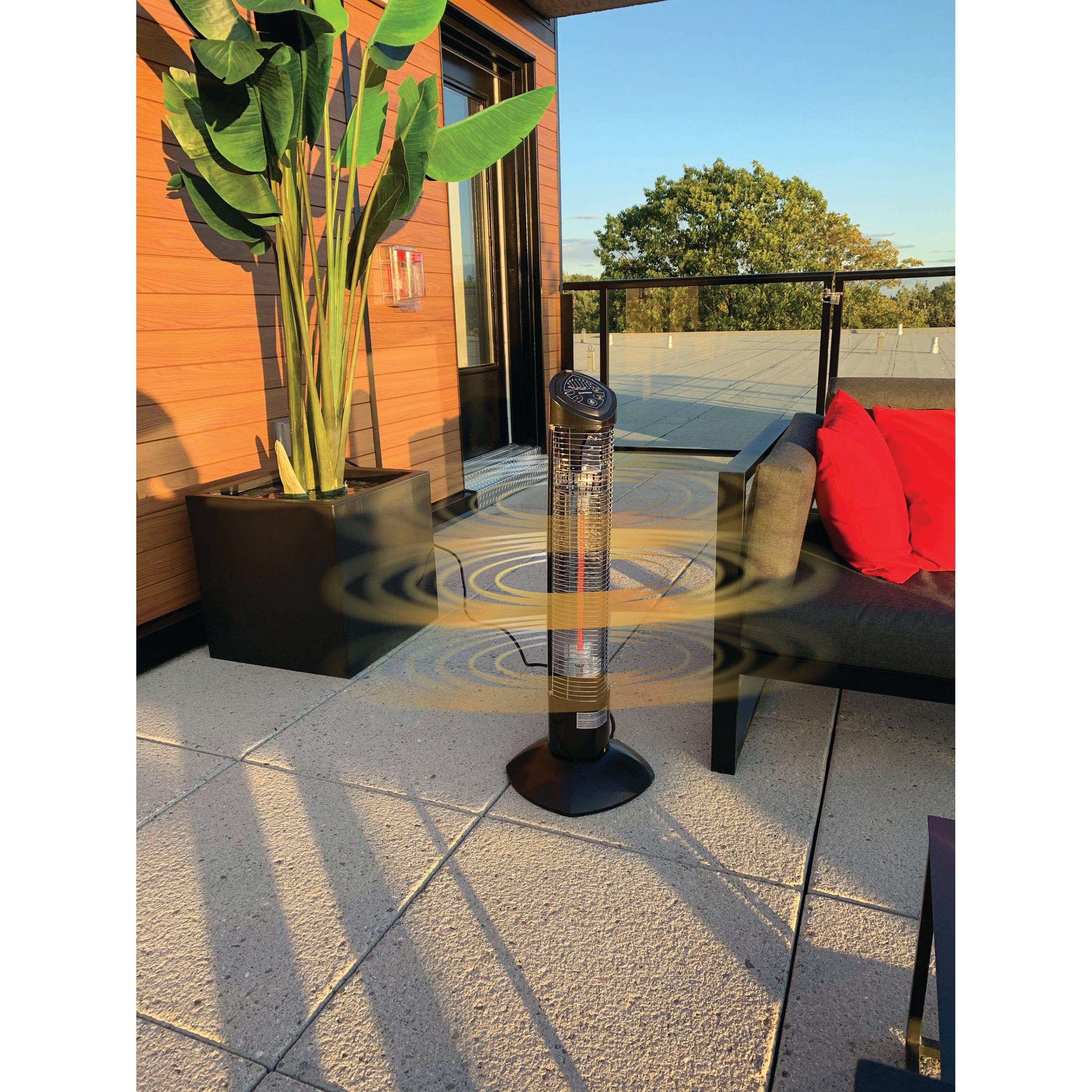 Westinghouse Infrared Electric Outdoor Heater - Freestanding  Oscillating With Remote - Image 7