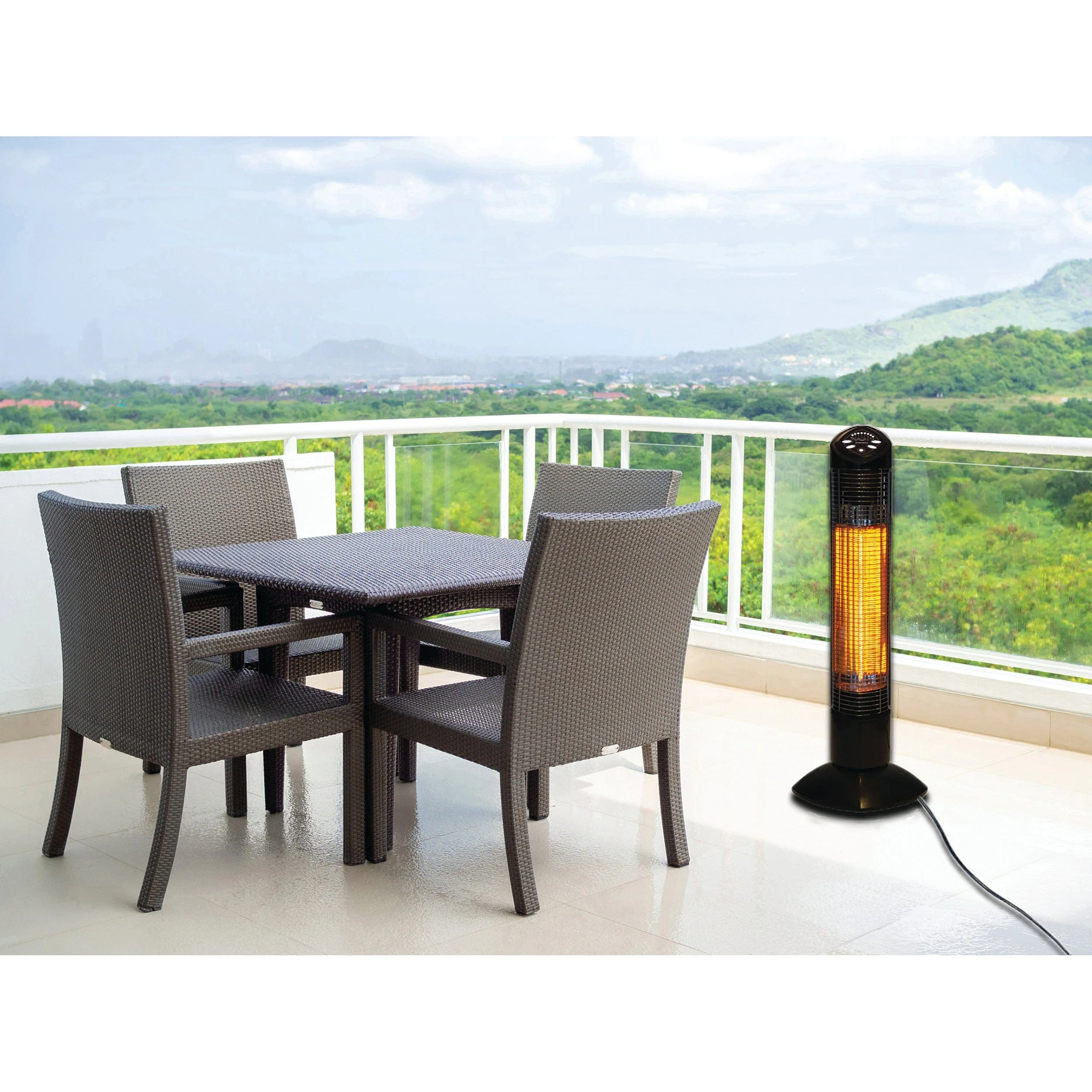 Westinghouse Infrared Electric Outdoor Heater - Freestanding  Oscillating With Remote - Image 9