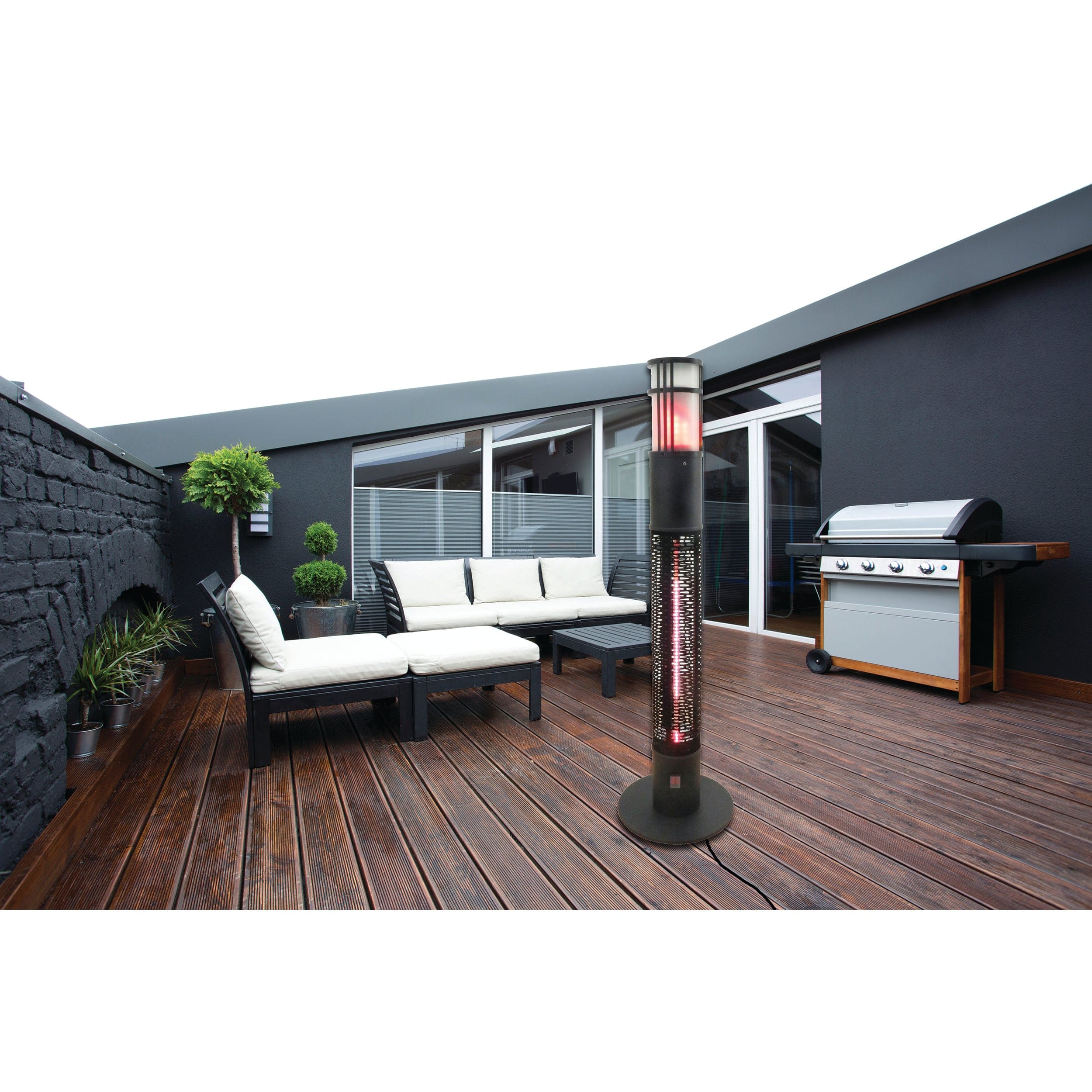 Westinghouse Infrared Electric Outdoor Heater Portable With Gold Tube and Flame - Image 8