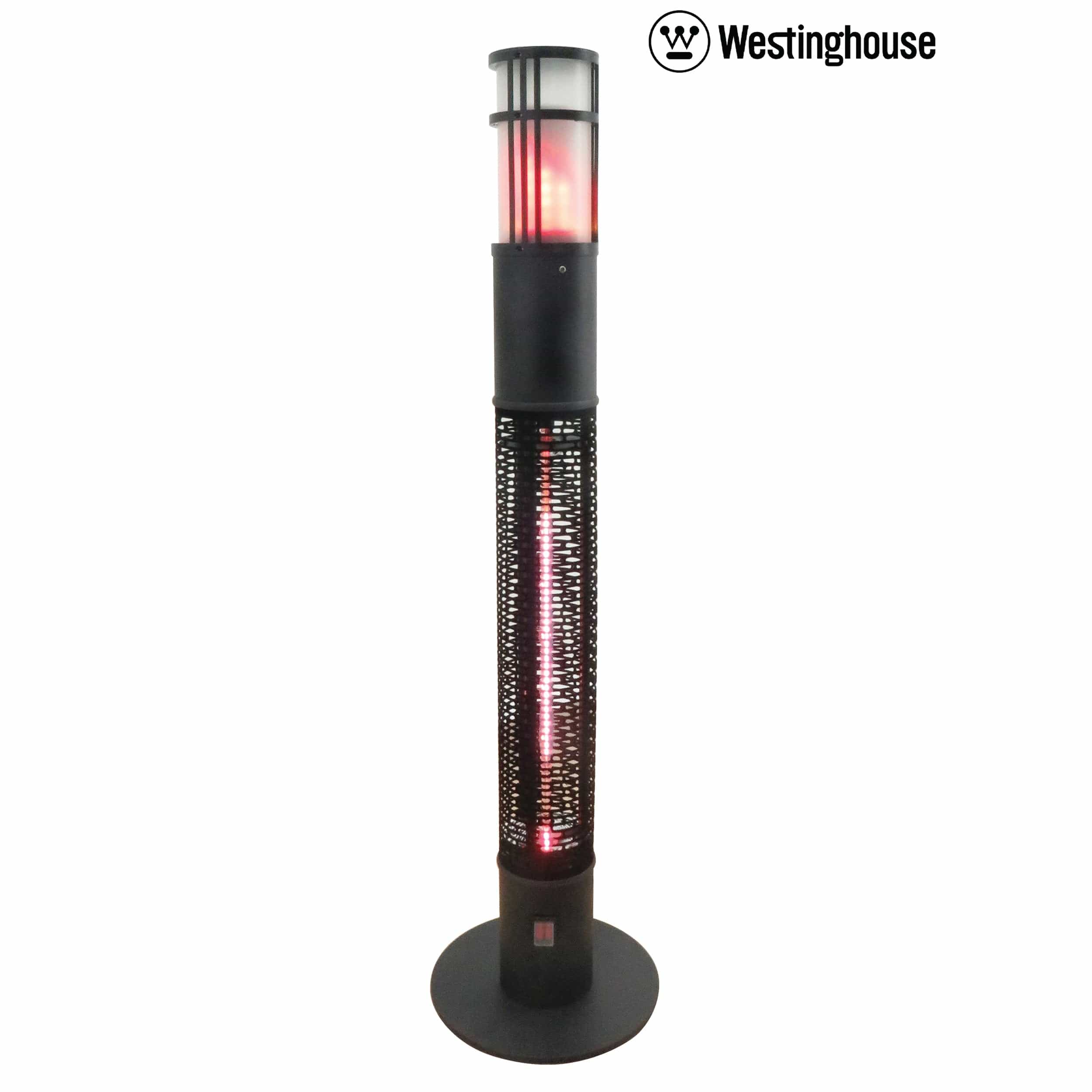 Westinghouse Infrared Electric Outdoor Heater Portable With Gold Tube and Flame - Image 9