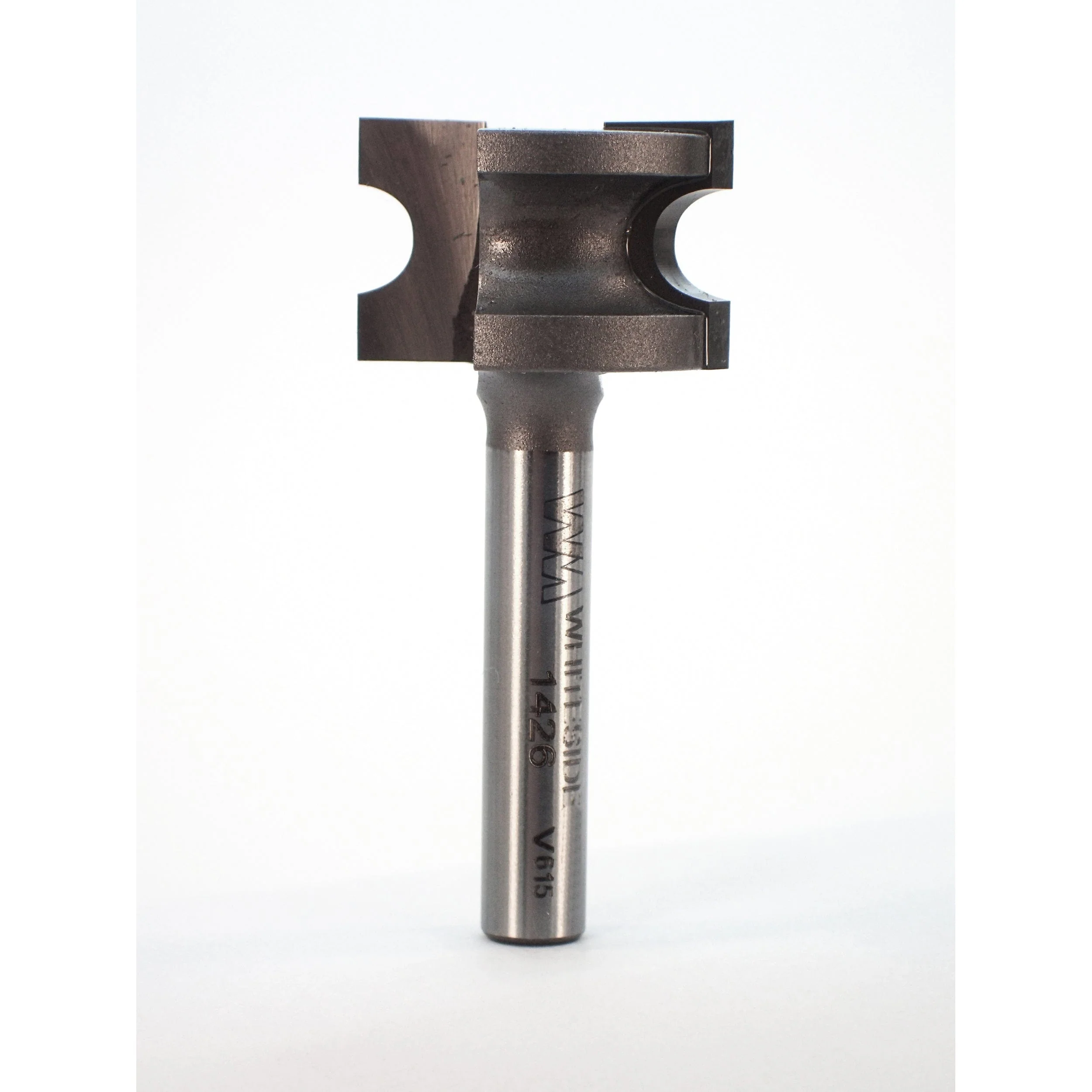 1426 Half Round (Bull Nose) Router Bit 1/4" SH 1/8" R X 1/4" Co X 9/16" CL 7/8" D