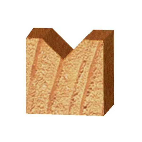 1501 V Groove Router Bit 1/4" SH 3/8" D X 3/16" P X 1-7/8" OL - Image 2