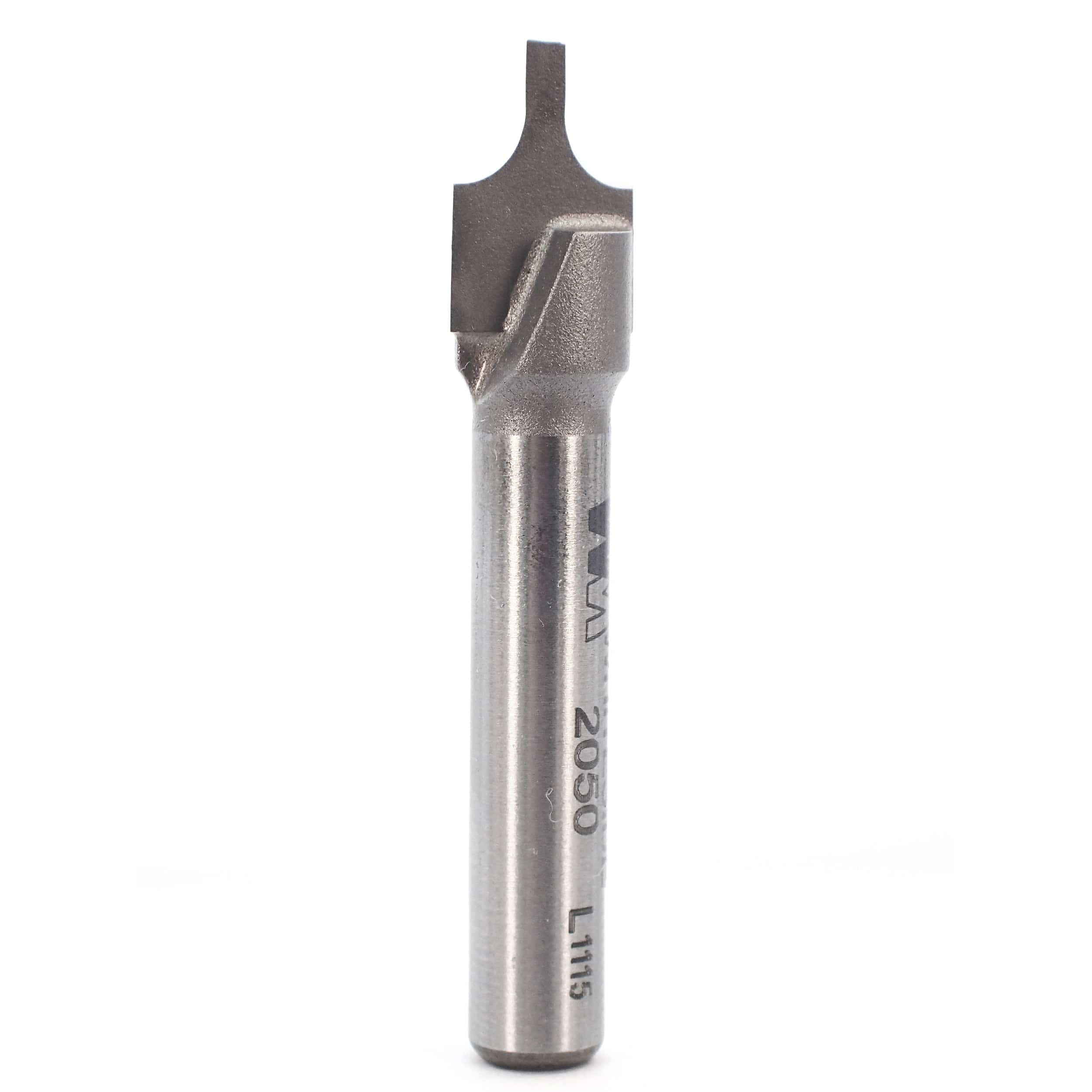 2050 Plunge Roundover Router Bit 1/8" R X 3/8" A X 1/8" B 1/4" C 1-3/4" OL