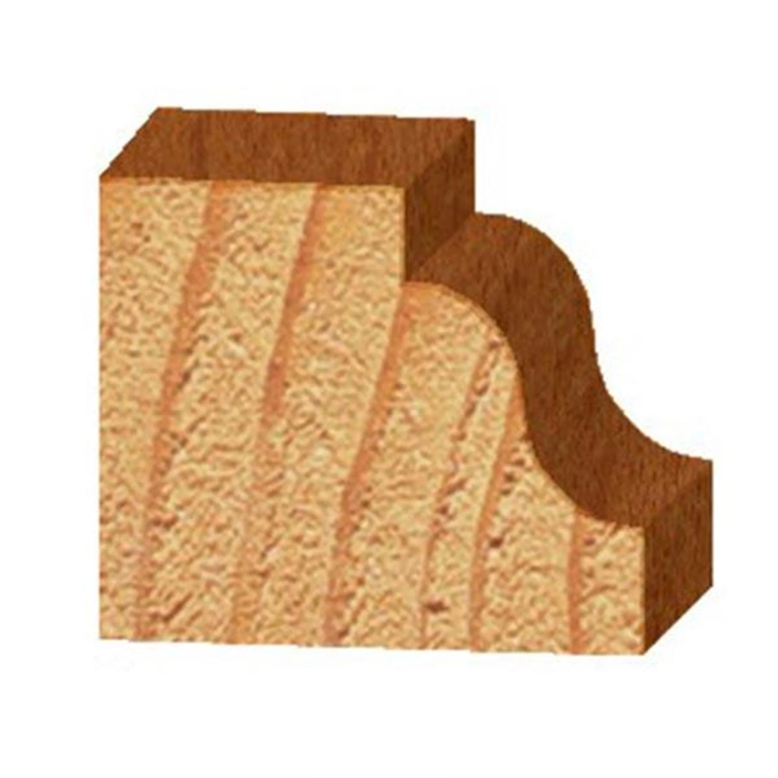 2202 Roman Ogee Router Bit 5/32" R X 1-1/8" D 9/16" CL 2-1/4" OL - Image 2